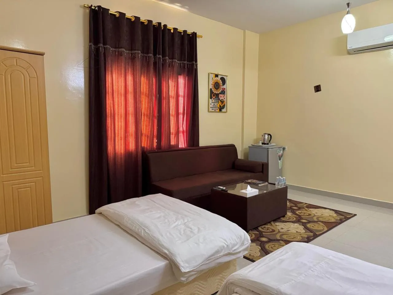 Bed in Luluat Al Afia Hotel Apartments