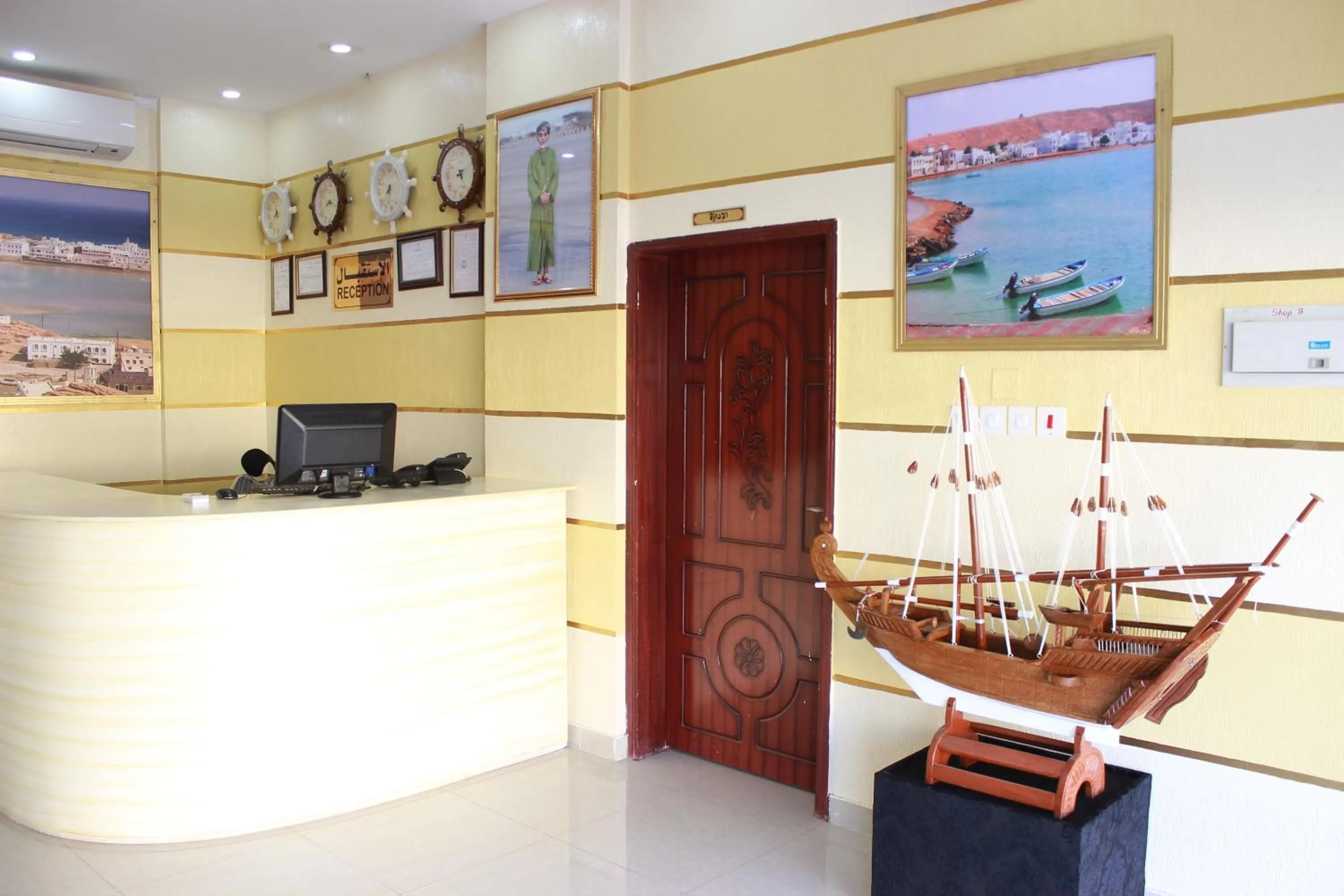 Lobby or reception in Luluat Al Afia Hotel Apartments