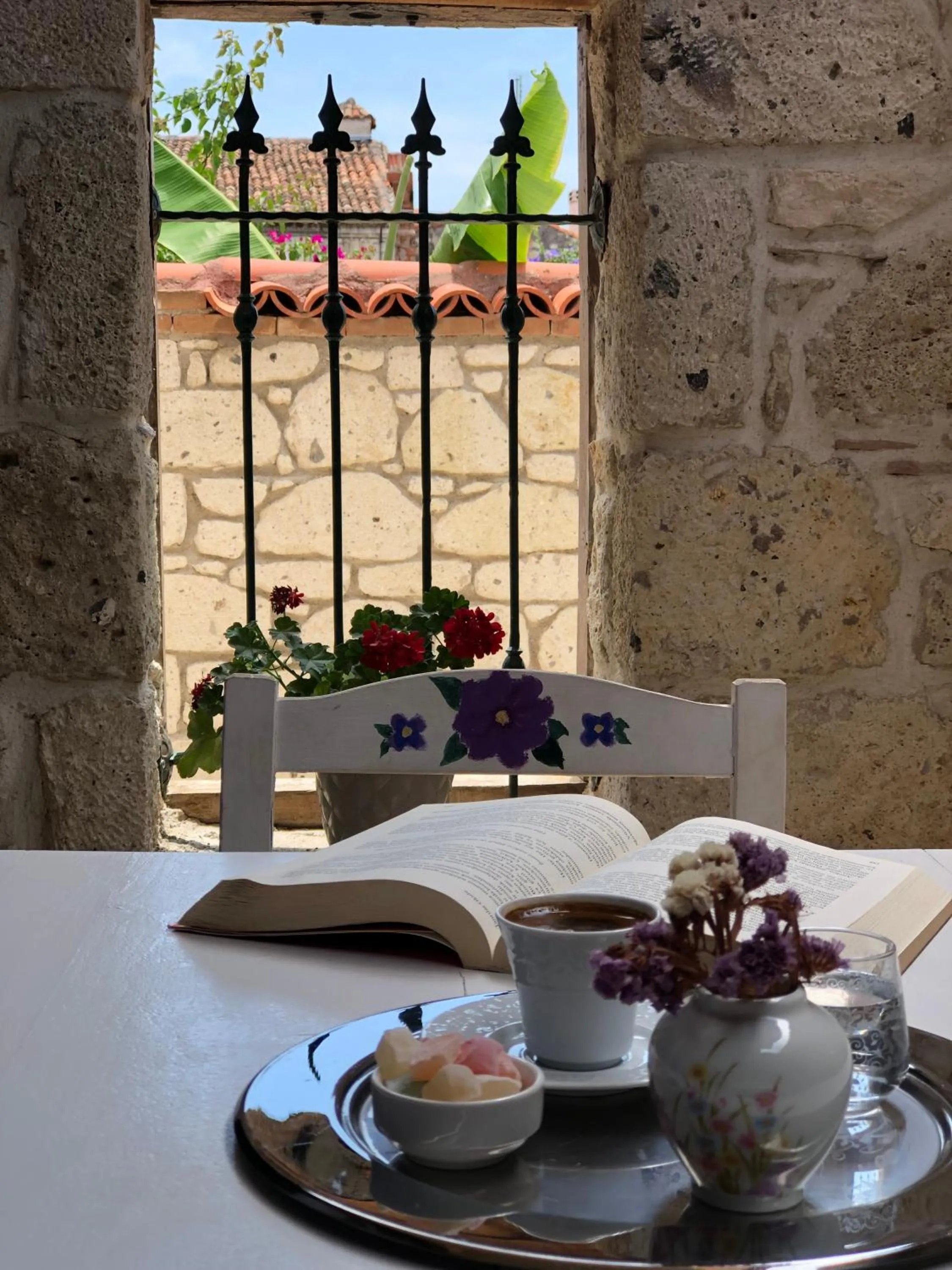 Patio in Perla Rossa Alacati