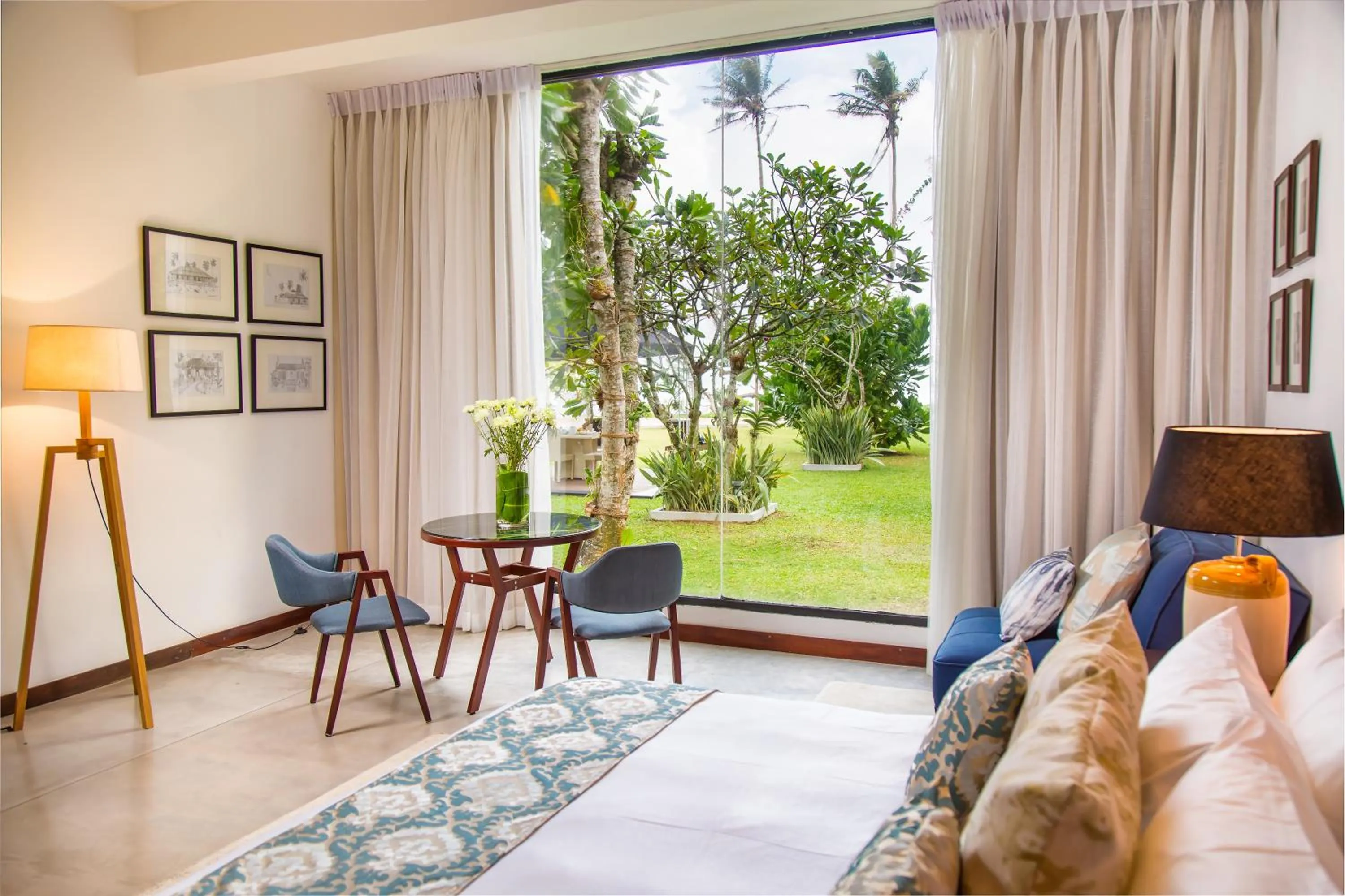 Bedroom in Mirissa Beach Villa