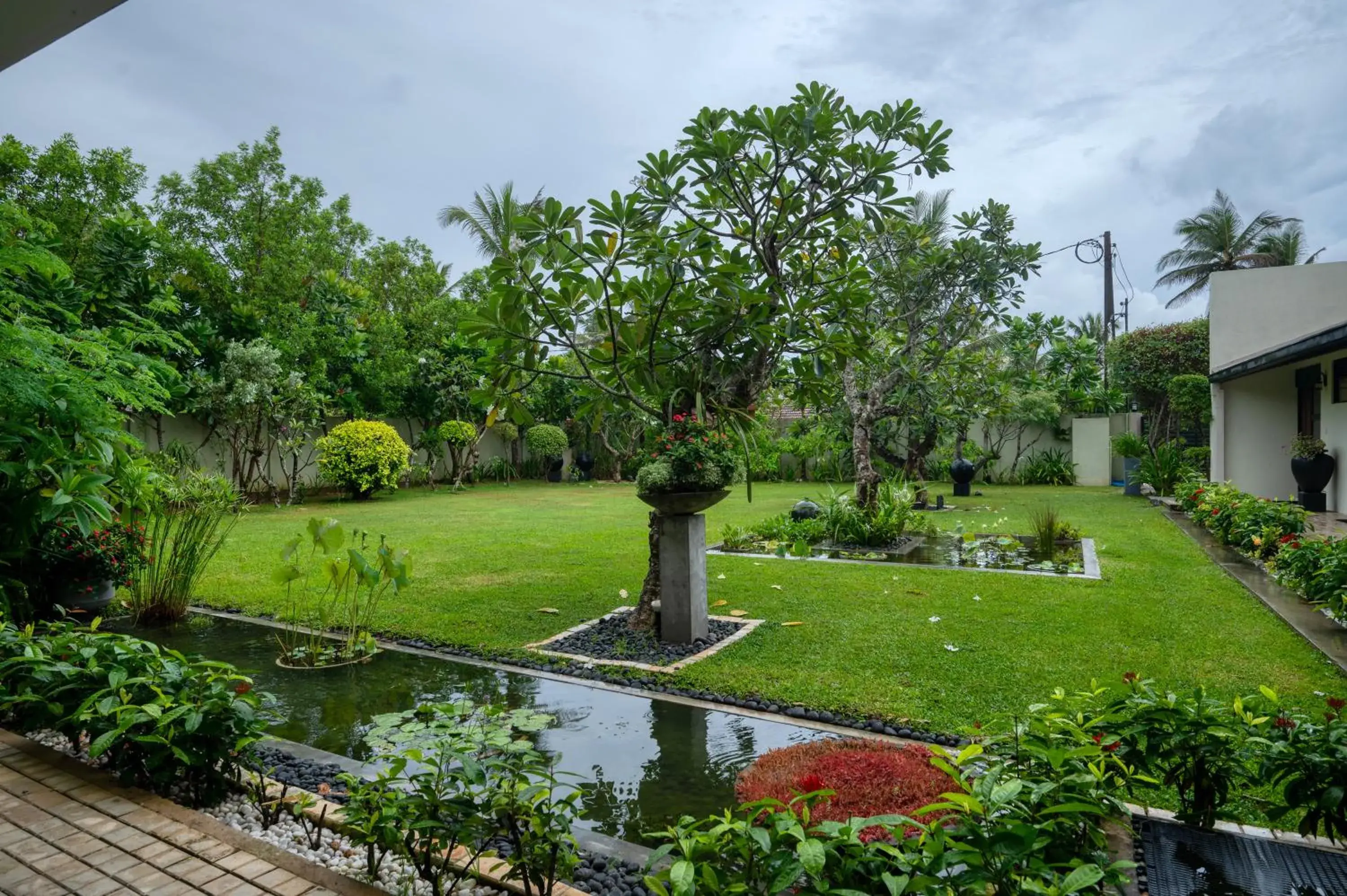 Garden view in Mirissa Beach Villa Garden view in Mirissa Beach Villa