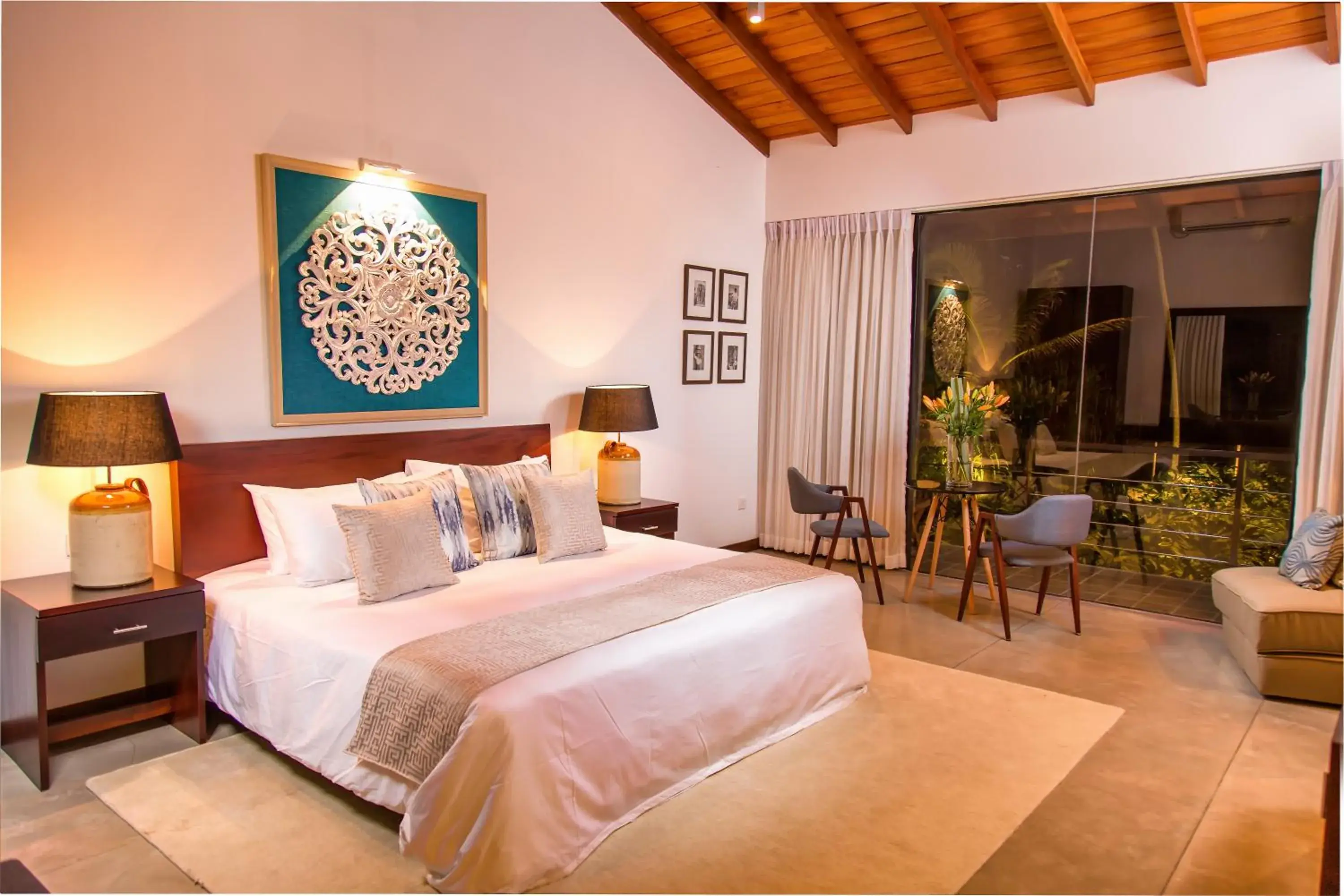 Bedroom, Bed in Mirissa Beach Villa Bedroom, Bed in Mirissa Beach Villa