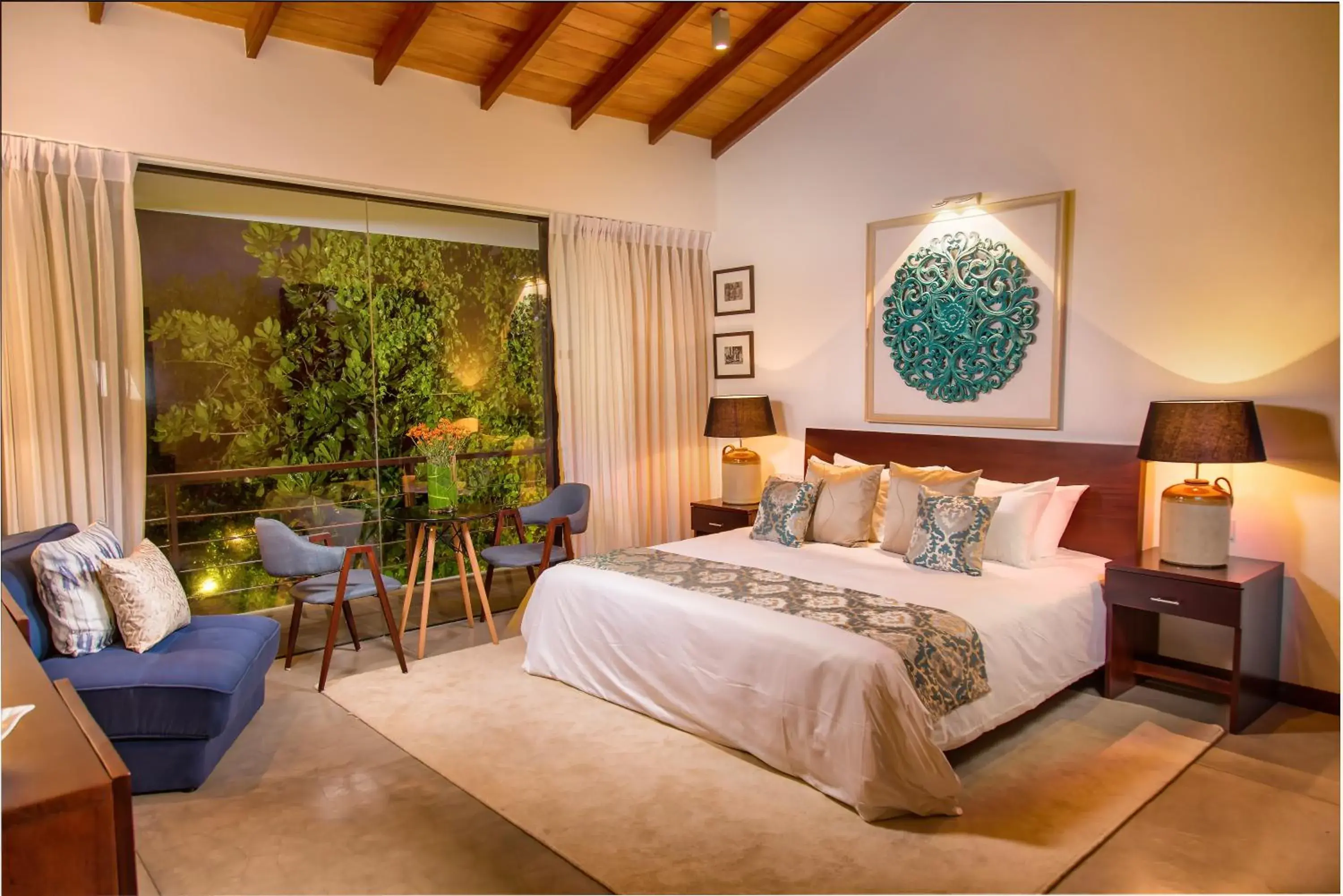 Bedroom, Bed in Mirissa Beach Villa Bedroom, Bed in Mirissa Beach Villa