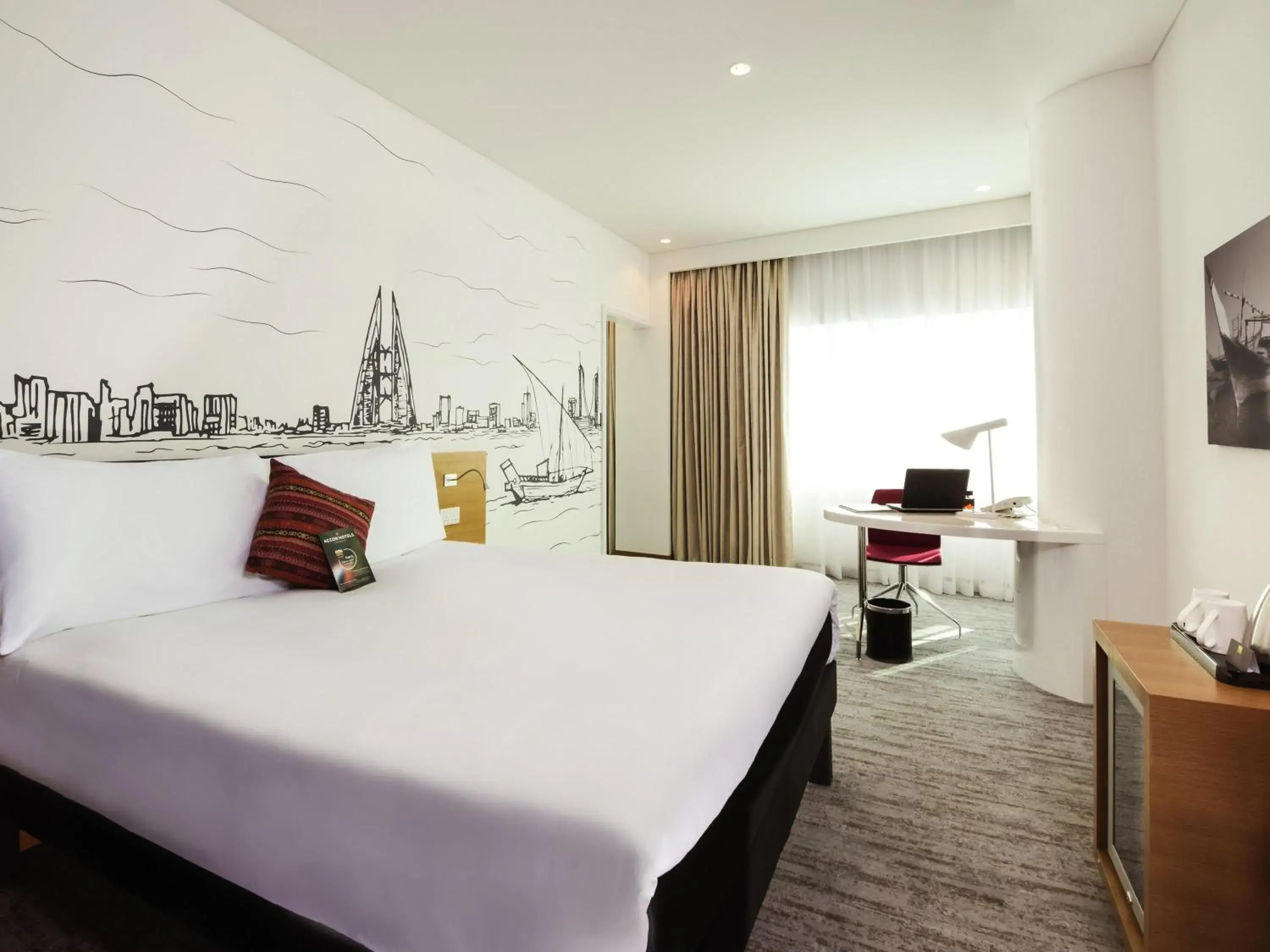 Bedroom, Bed in ibis Styles Manama Diplomatic Area Bedroom, Bed in ibis Styles Manama Diplomatic Area