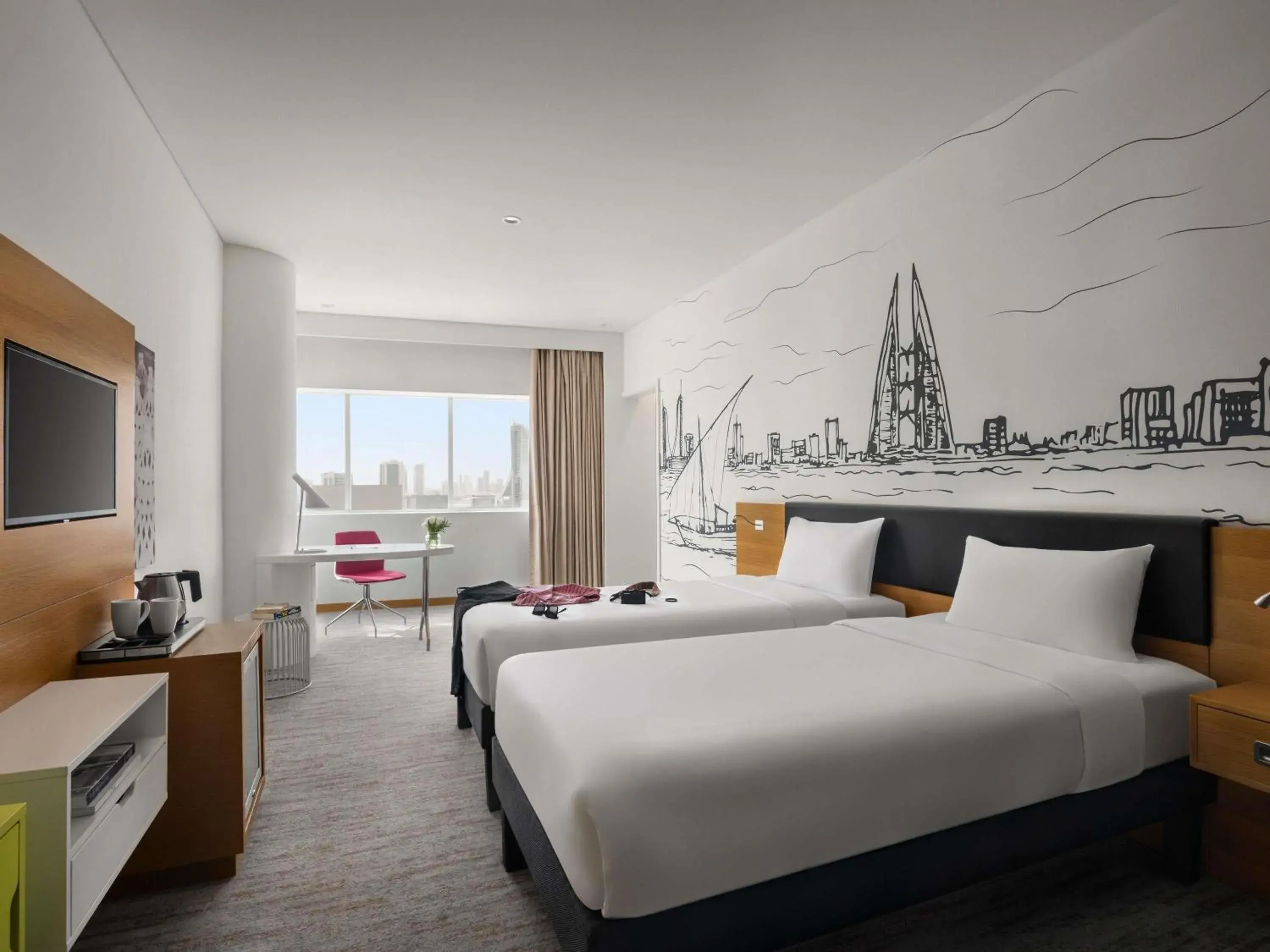 Bedroom, Bed in ibis Styles Manama Diplomatic Area Bedroom, Bed in ibis Styles Manama Diplomatic Area