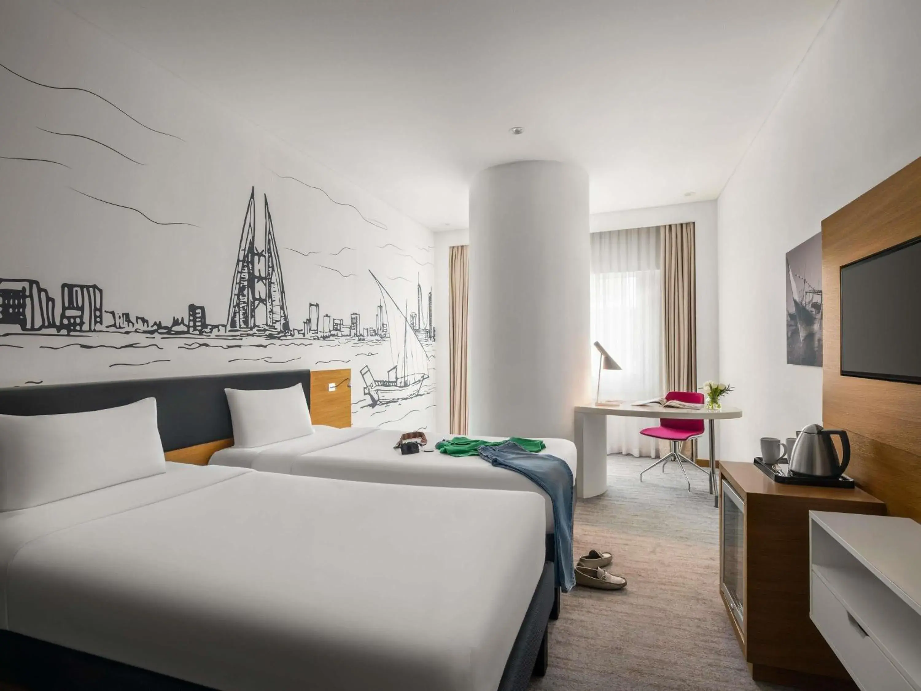 Bedroom, Bed in ibis Styles Manama Diplomatic Area Bedroom, Bed in ibis Styles Manama Diplomatic Area