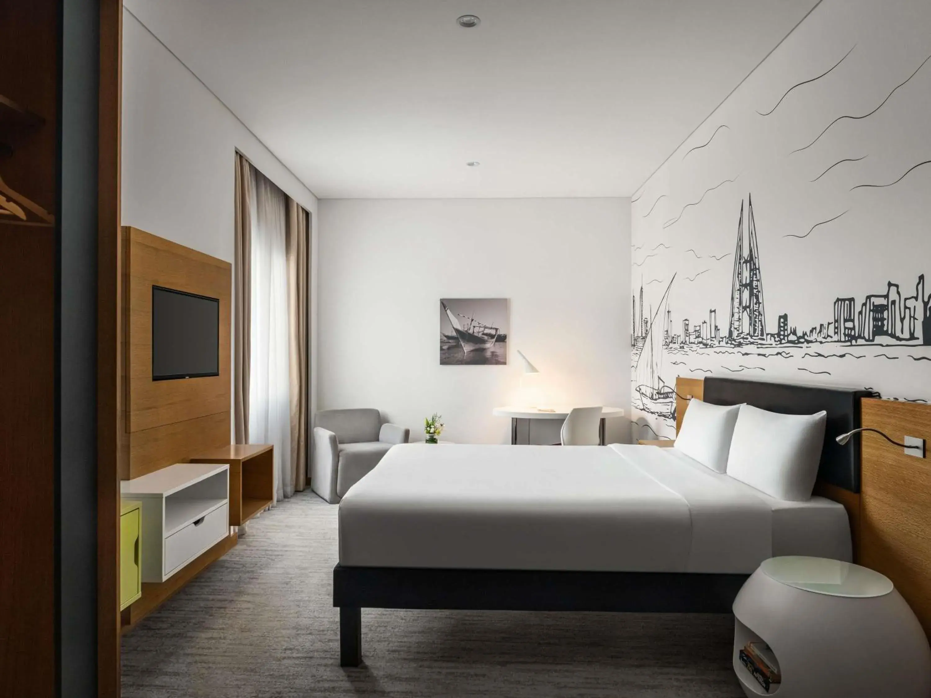 Bedroom, Bed in ibis Styles Manama Diplomatic Area Bedroom, Bed in ibis Styles Manama Diplomatic Area