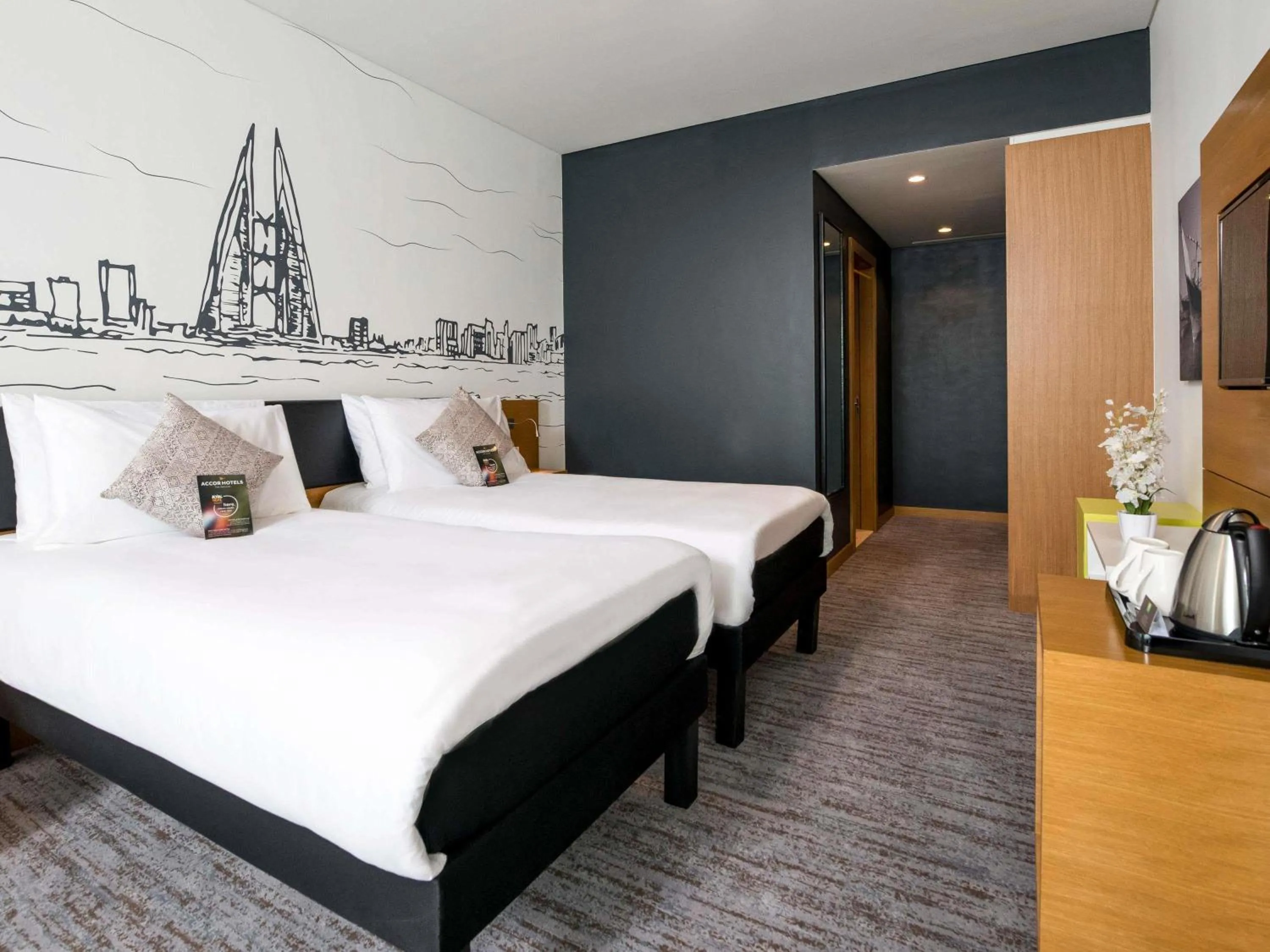 Bedroom, Bed in ibis Styles Manama Diplomatic Area