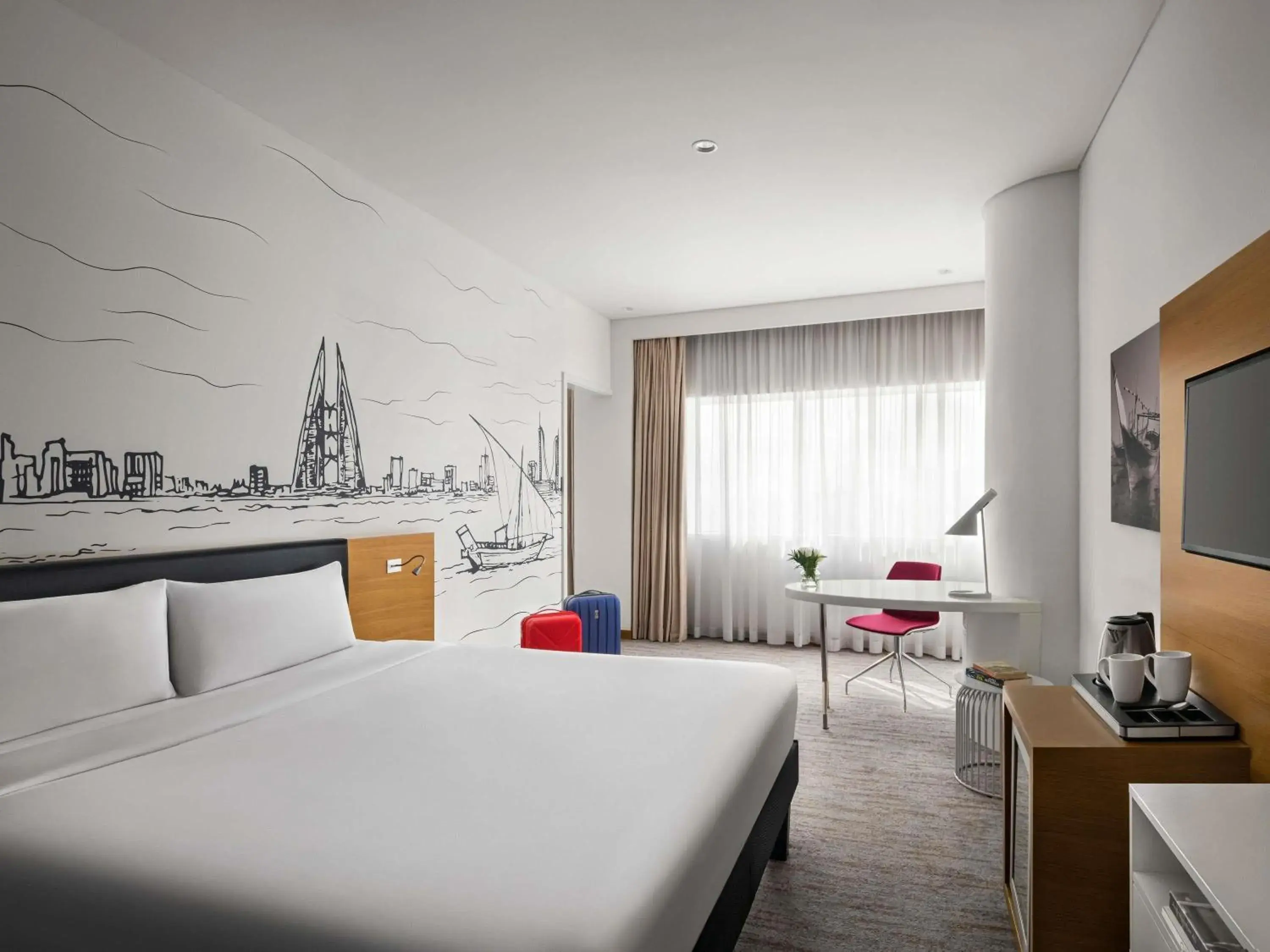 Bedroom, Bed in ibis Styles Manama Diplomatic Area Bedroom, Bed in ibis Styles Manama Diplomatic Area