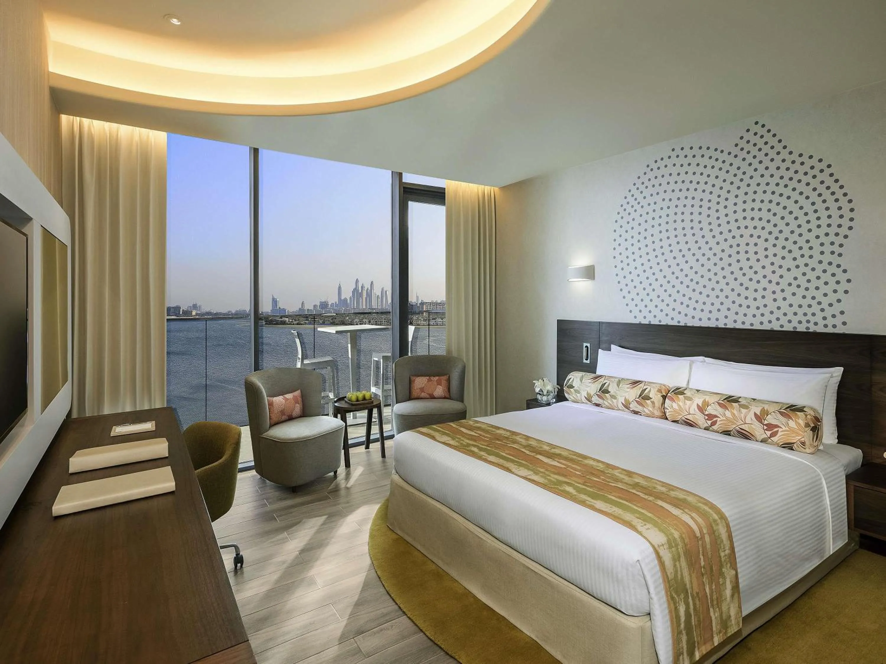 Bedroom, Bed in The Retreat Palm Dubai MGallery by Sofitel