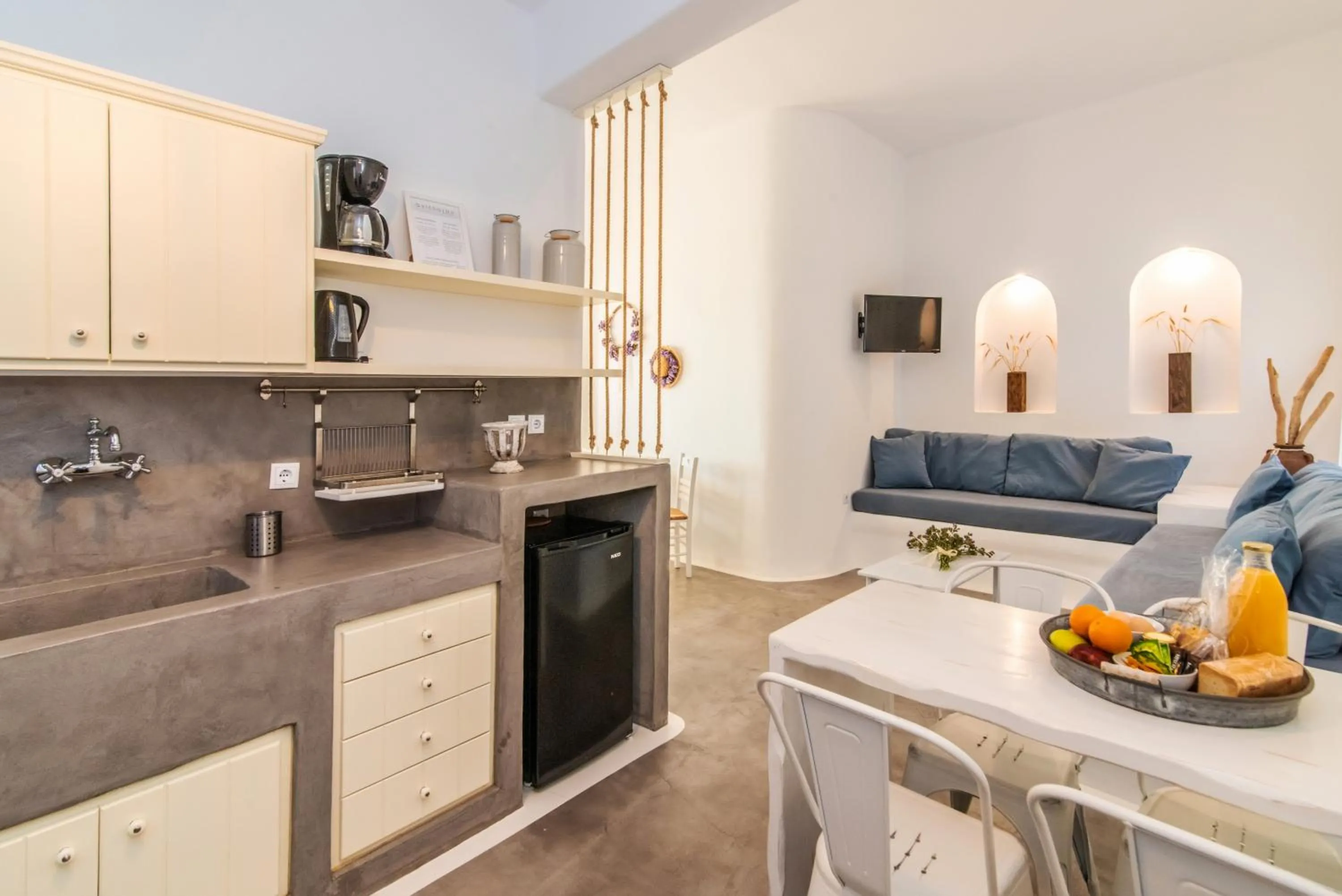 Kitchen or kitchenette in Avissalou Apartments