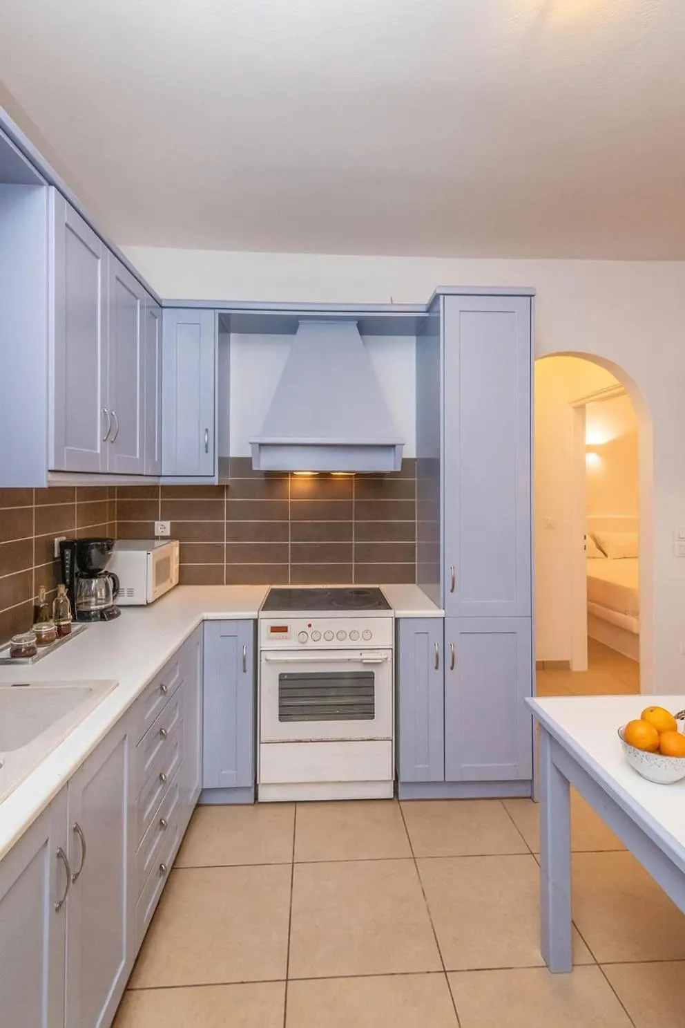 Kitchen or kitchenette in Avissalou Apartments
