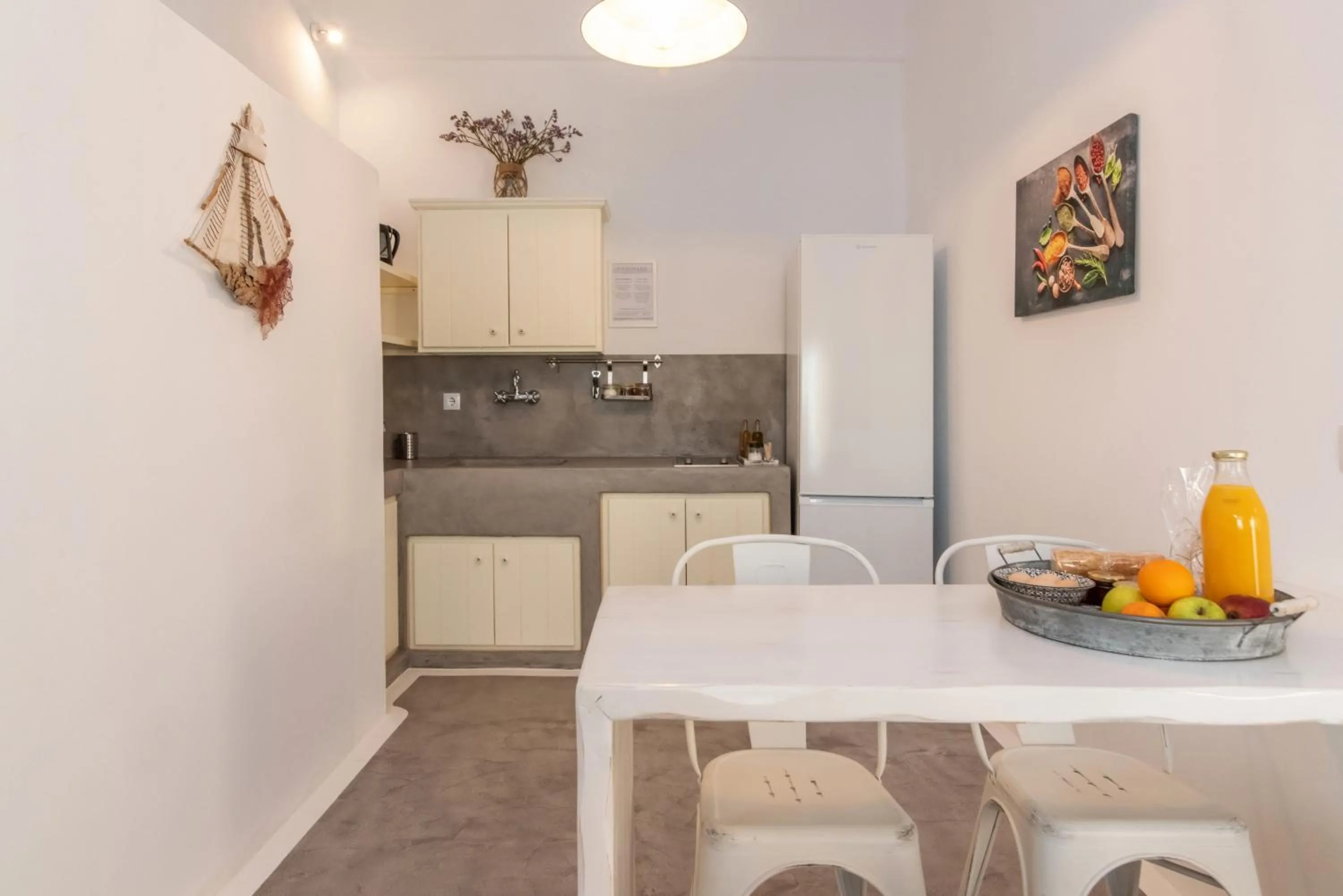 Kitchen or kitchenette in Avissalou Apartments