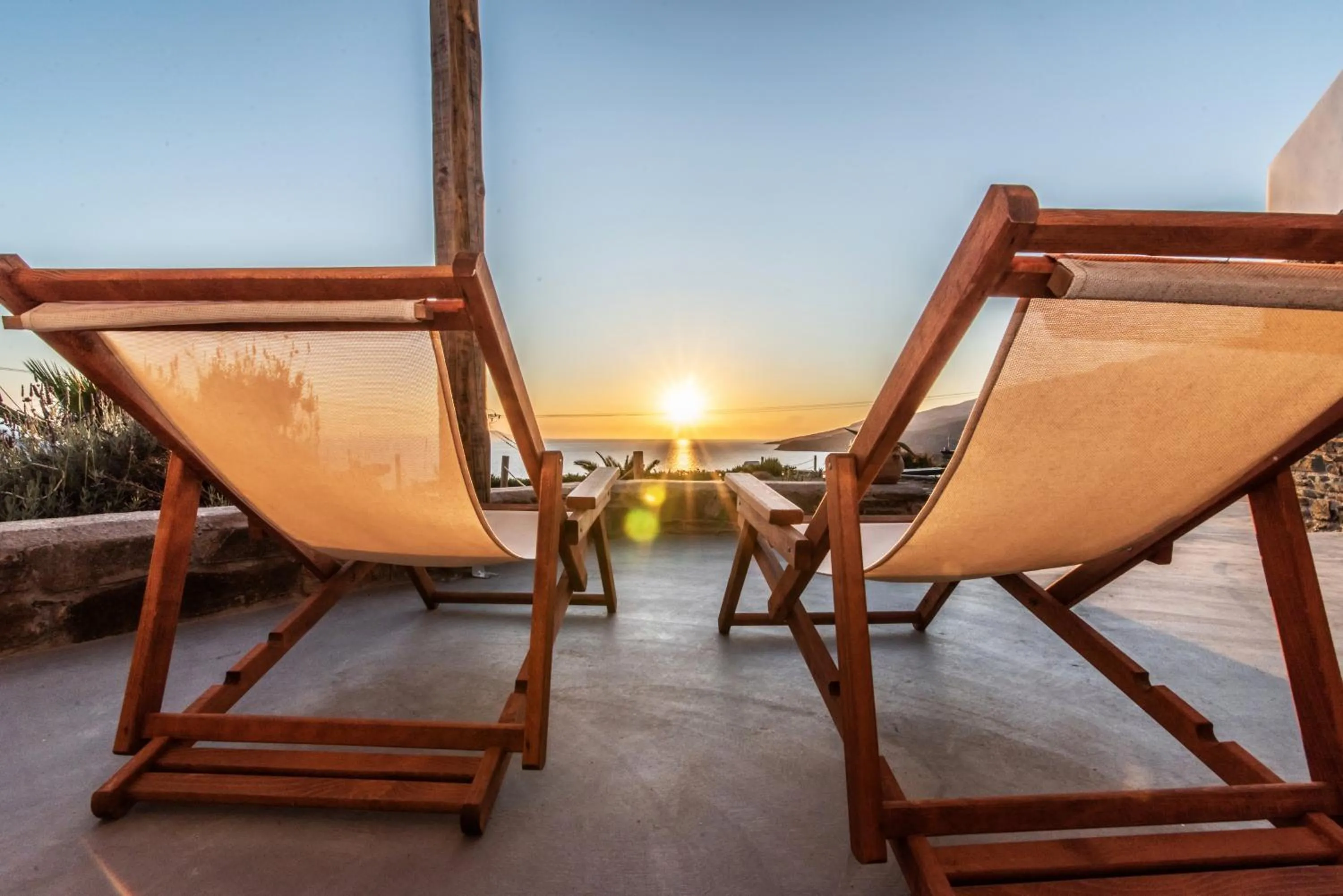 Sunset in Avissalou Apartments