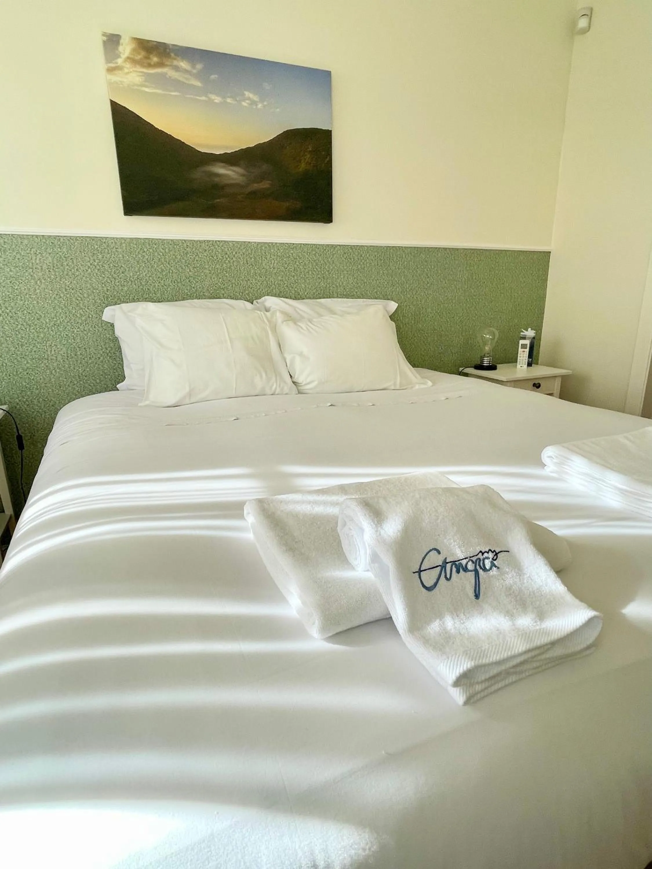 Bed in My Angra Charming House