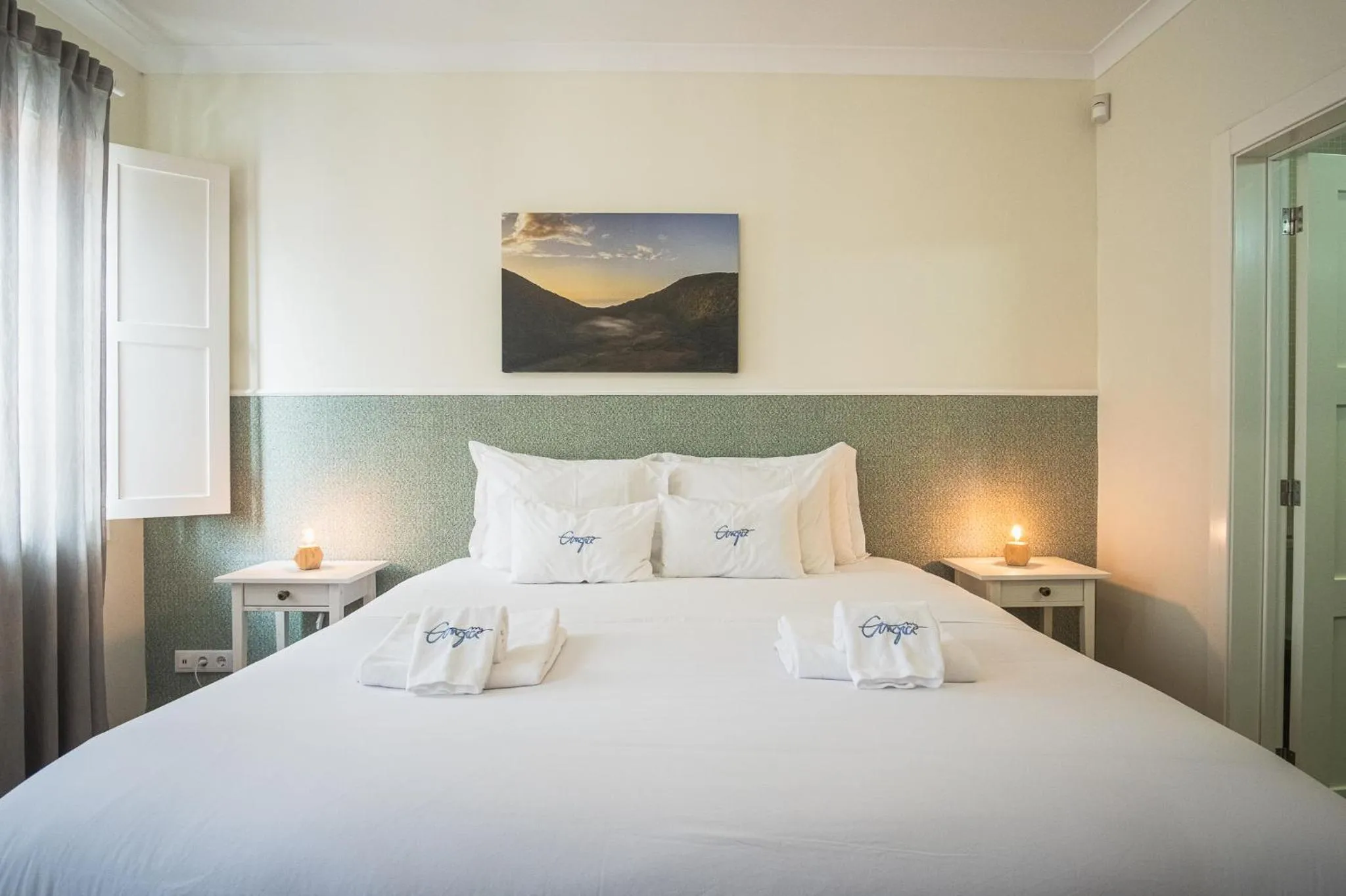 Bed in My Angra Charming House