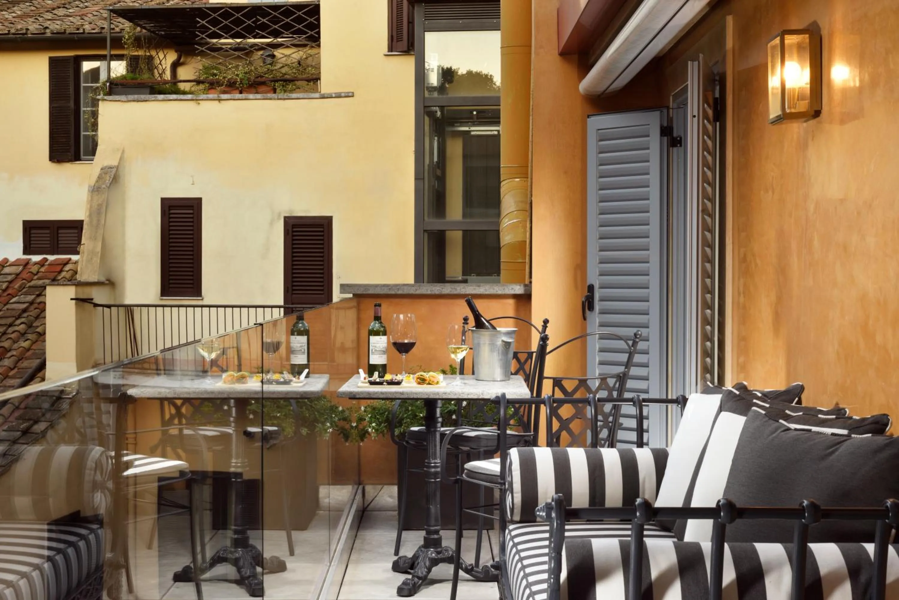 Balcony/Terrace in Hotel De' Ricci - Small Luxury Hotels of the World