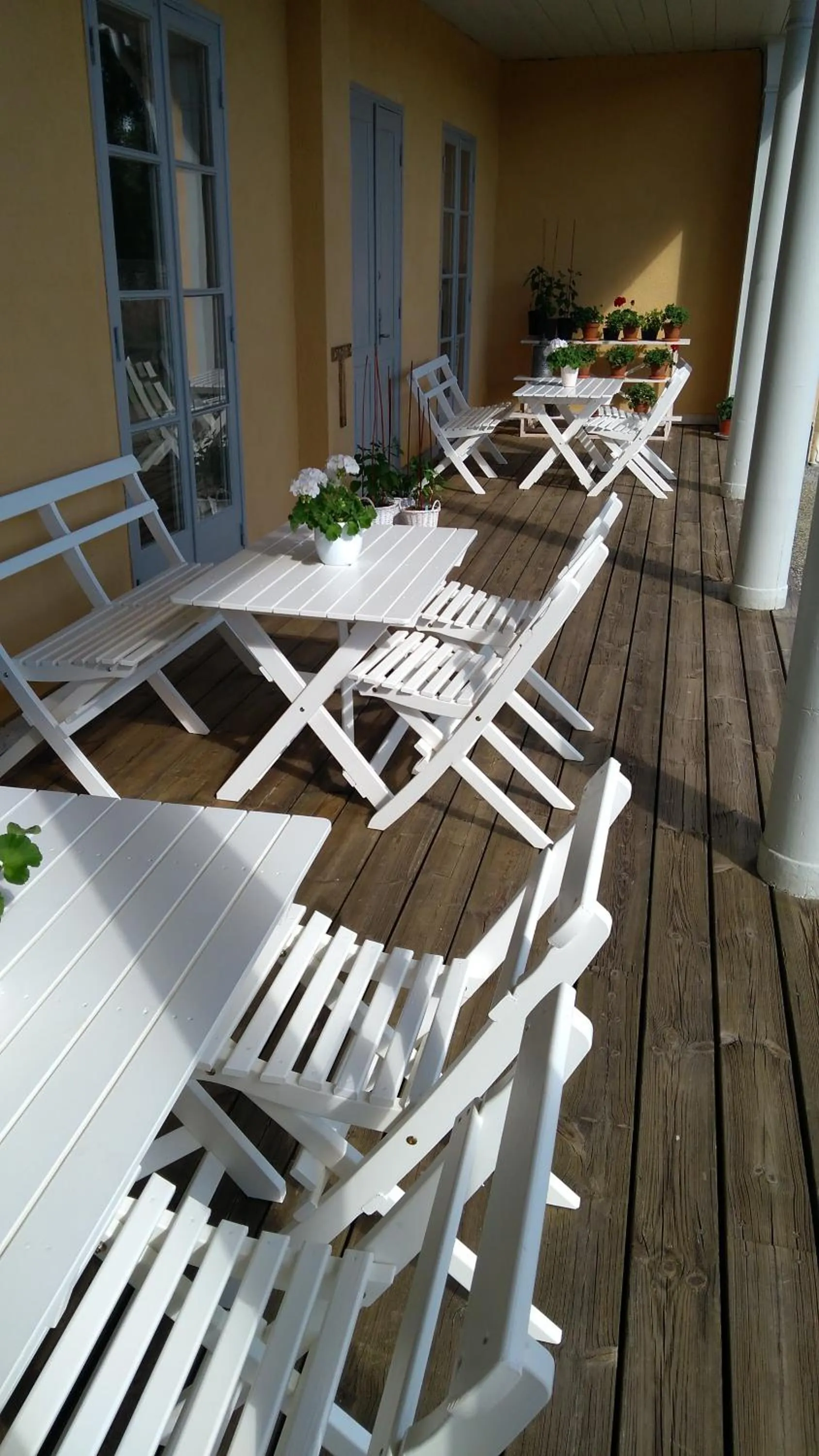 Balcony/Terrace in Polhem Bed & Breakfast