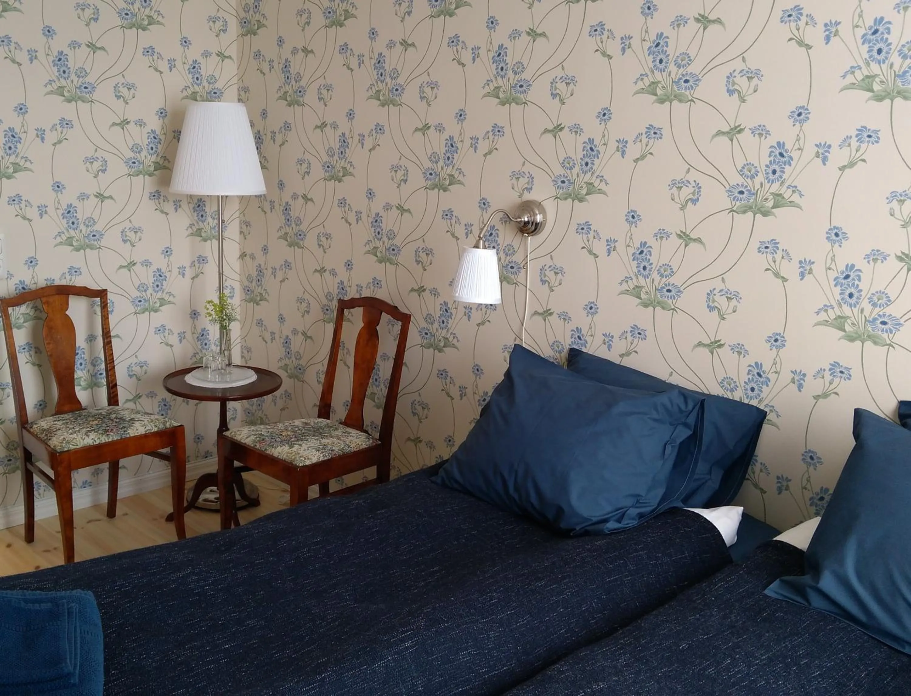 Bed in Polhem Bed & Breakfast