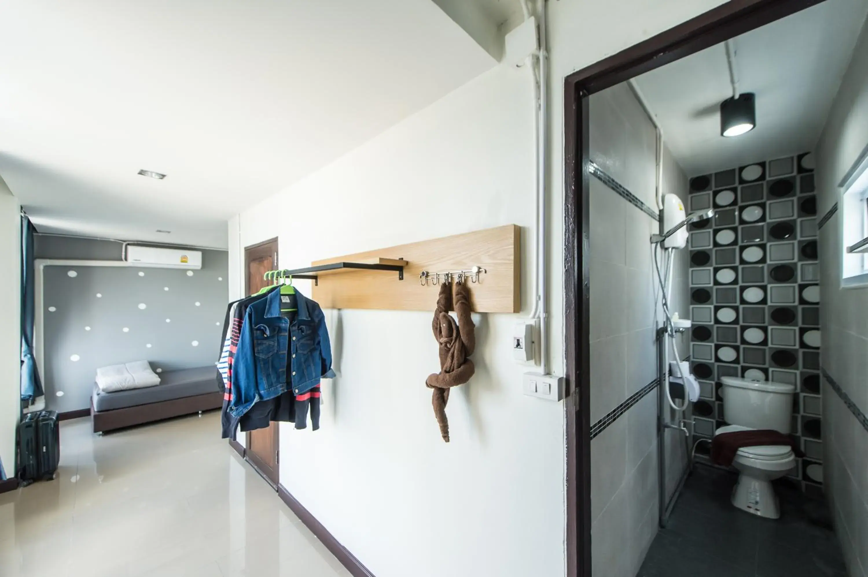 Bedroom in Full stop. Hostel Chiang Mai Bedroom in Full stop. Hostel Chiang Mai