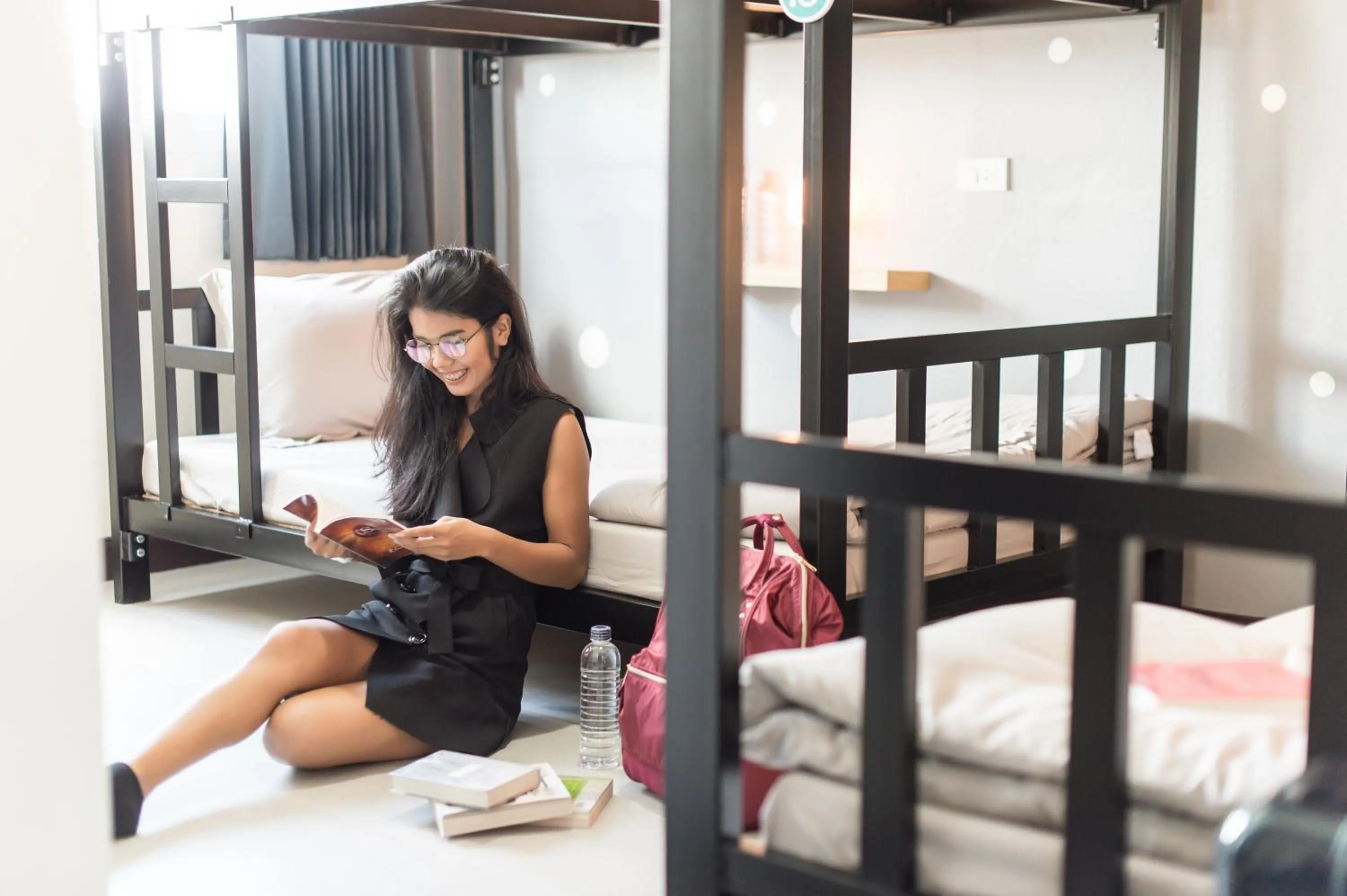 bunk bed, Bed in Full stop. Hostel Chiang Mai