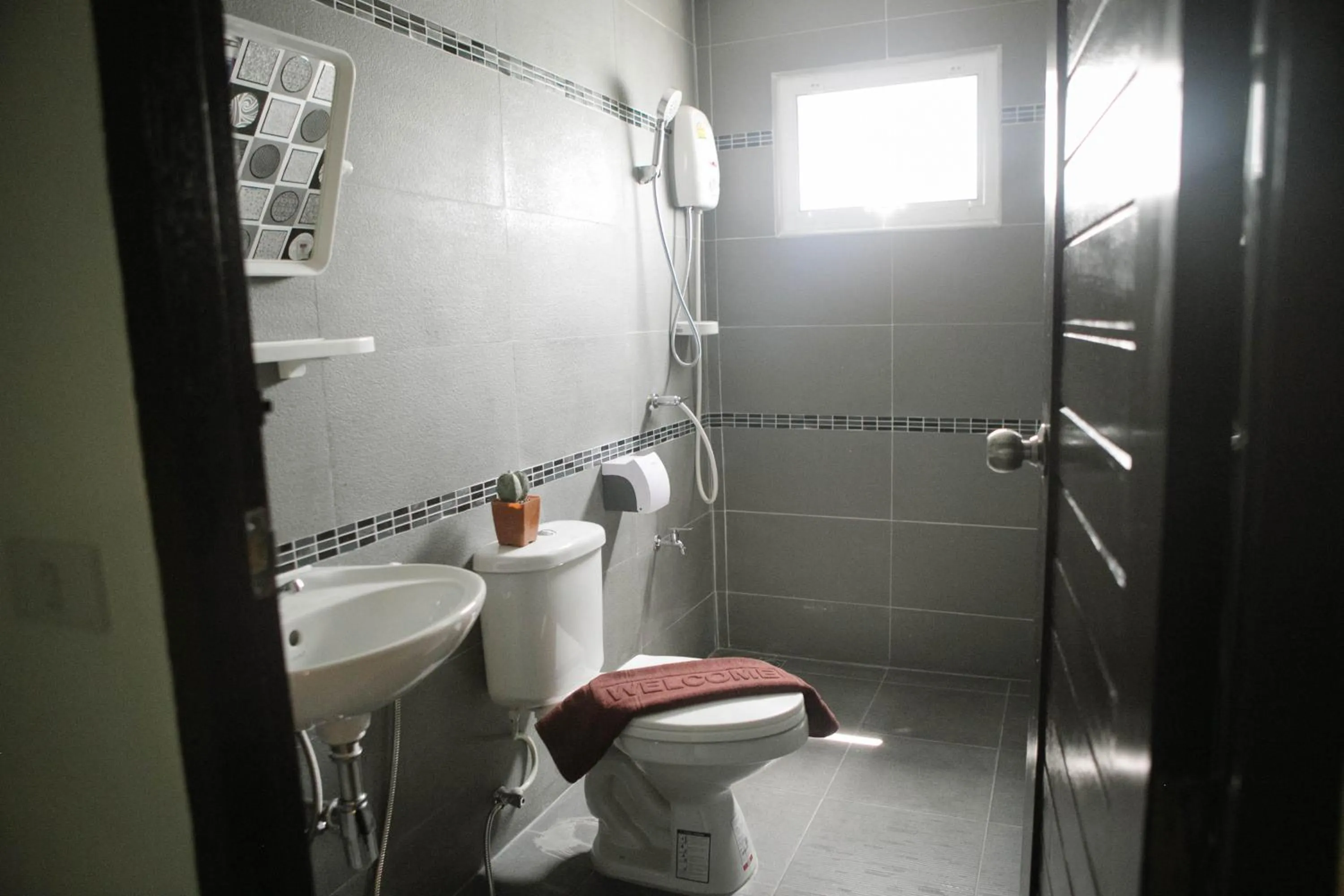 Toilet in Full stop. Hostel Chiang Mai