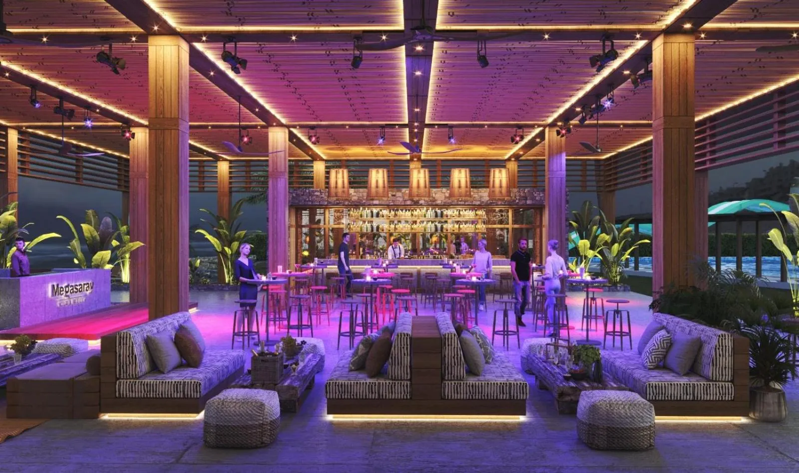 Lounge or bar in Megasaray Club Belek