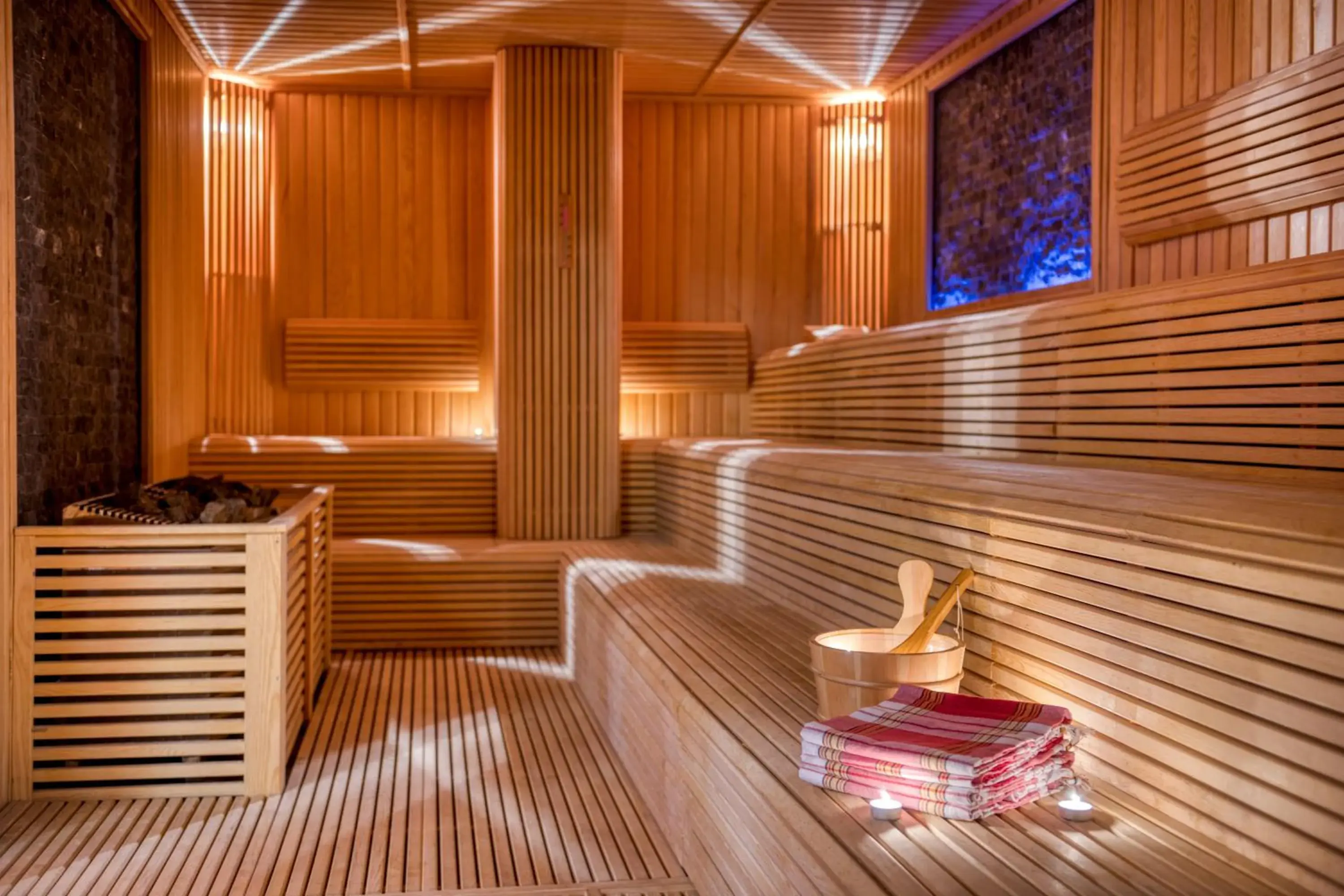 Sauna in Club Mega Saray