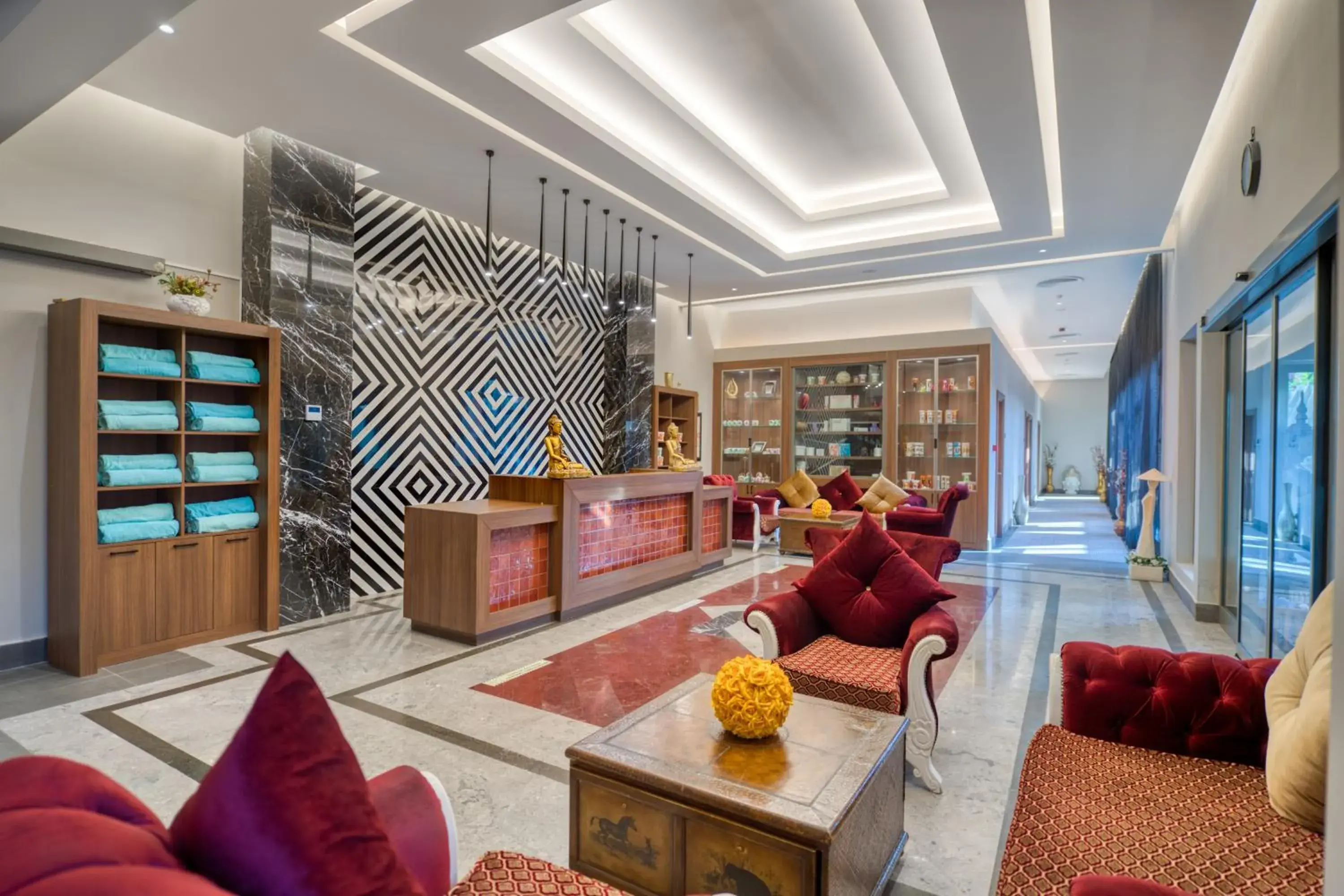 Spa and wellness centre/facilities, Lobby/Reception in Club Mega Saray