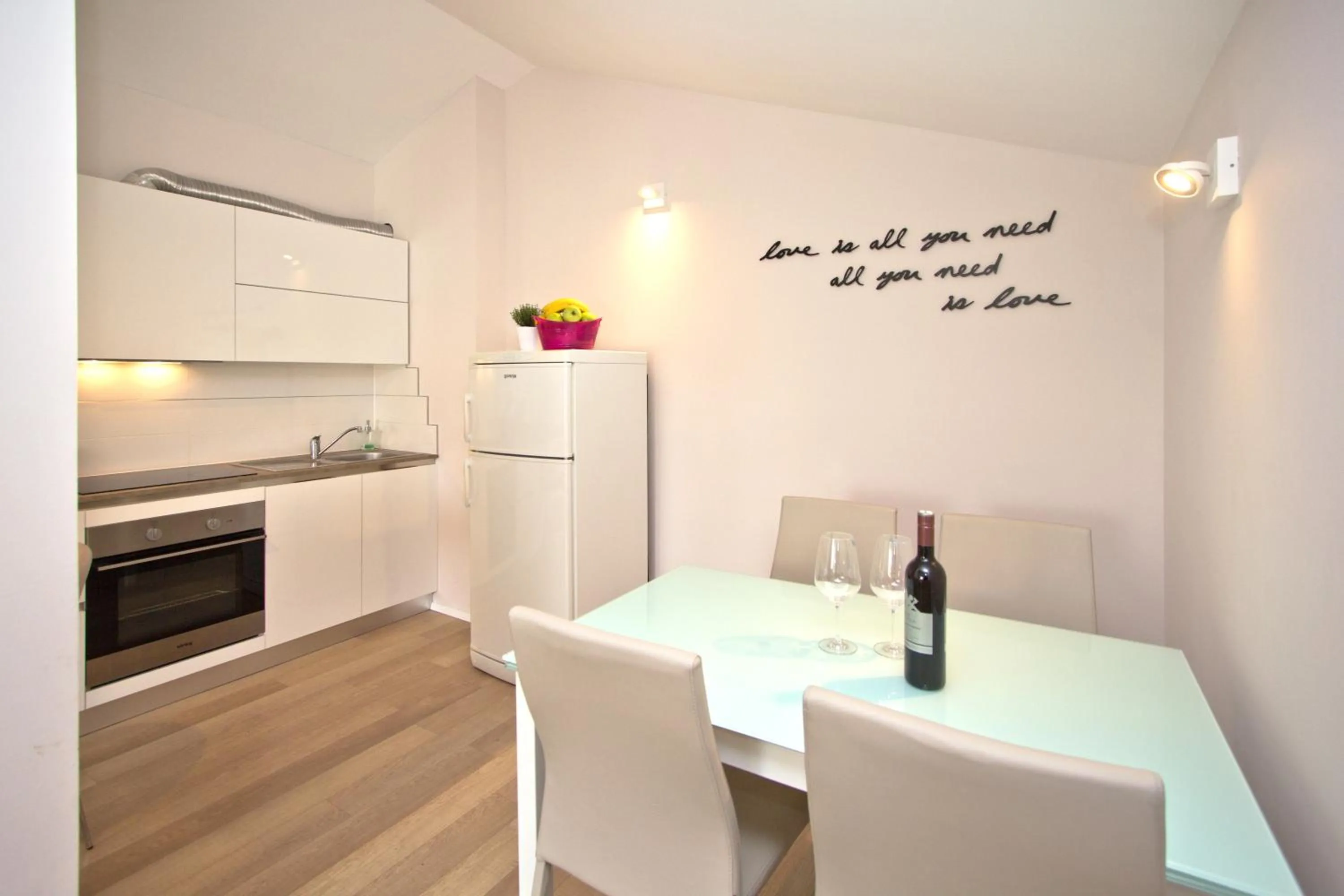 Kitchen or kitchenette in Apartments Adria