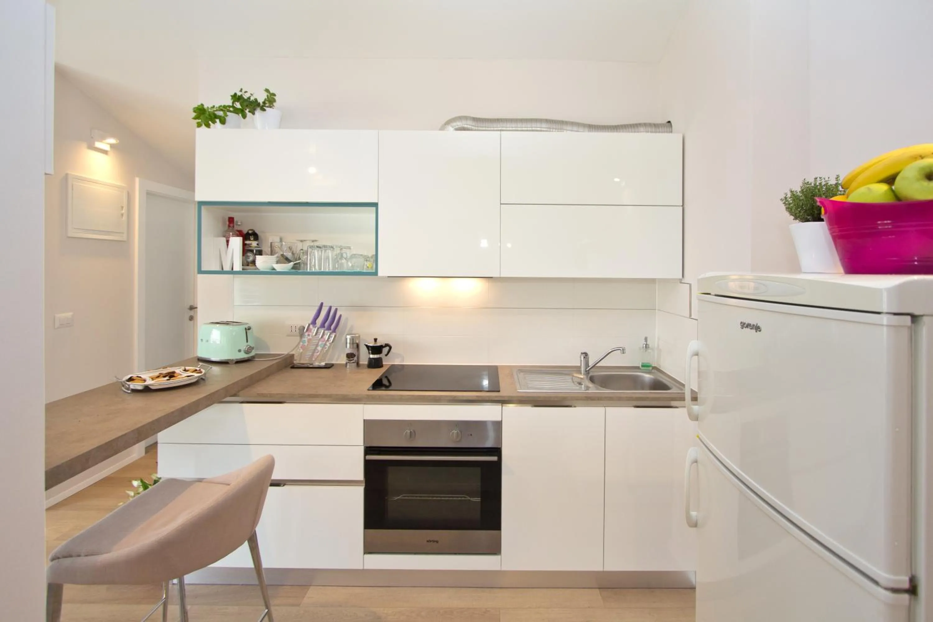 Kitchen or kitchenette in Apartments Adria