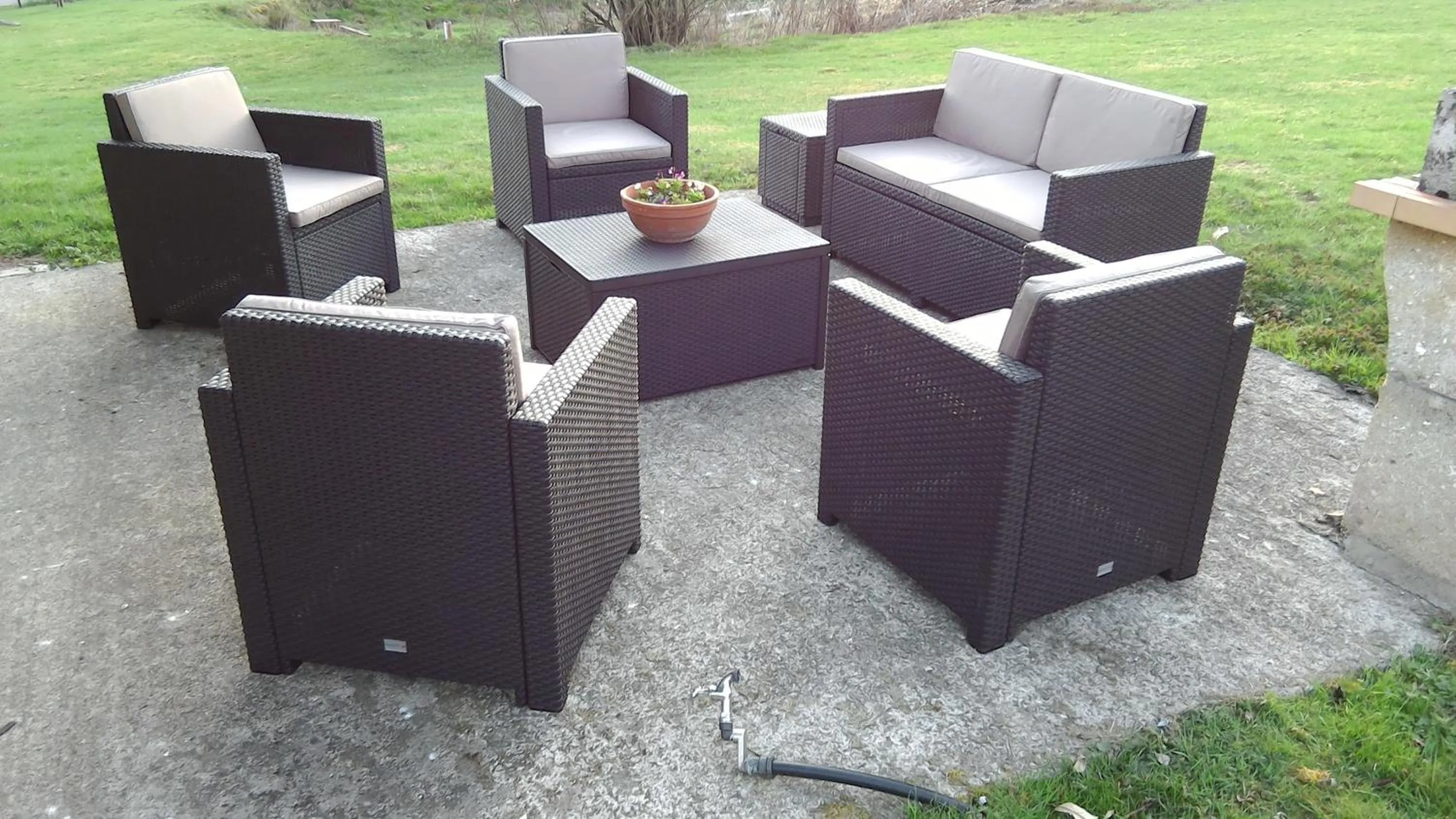 Balcony/Terrace in B&B Le Courtil