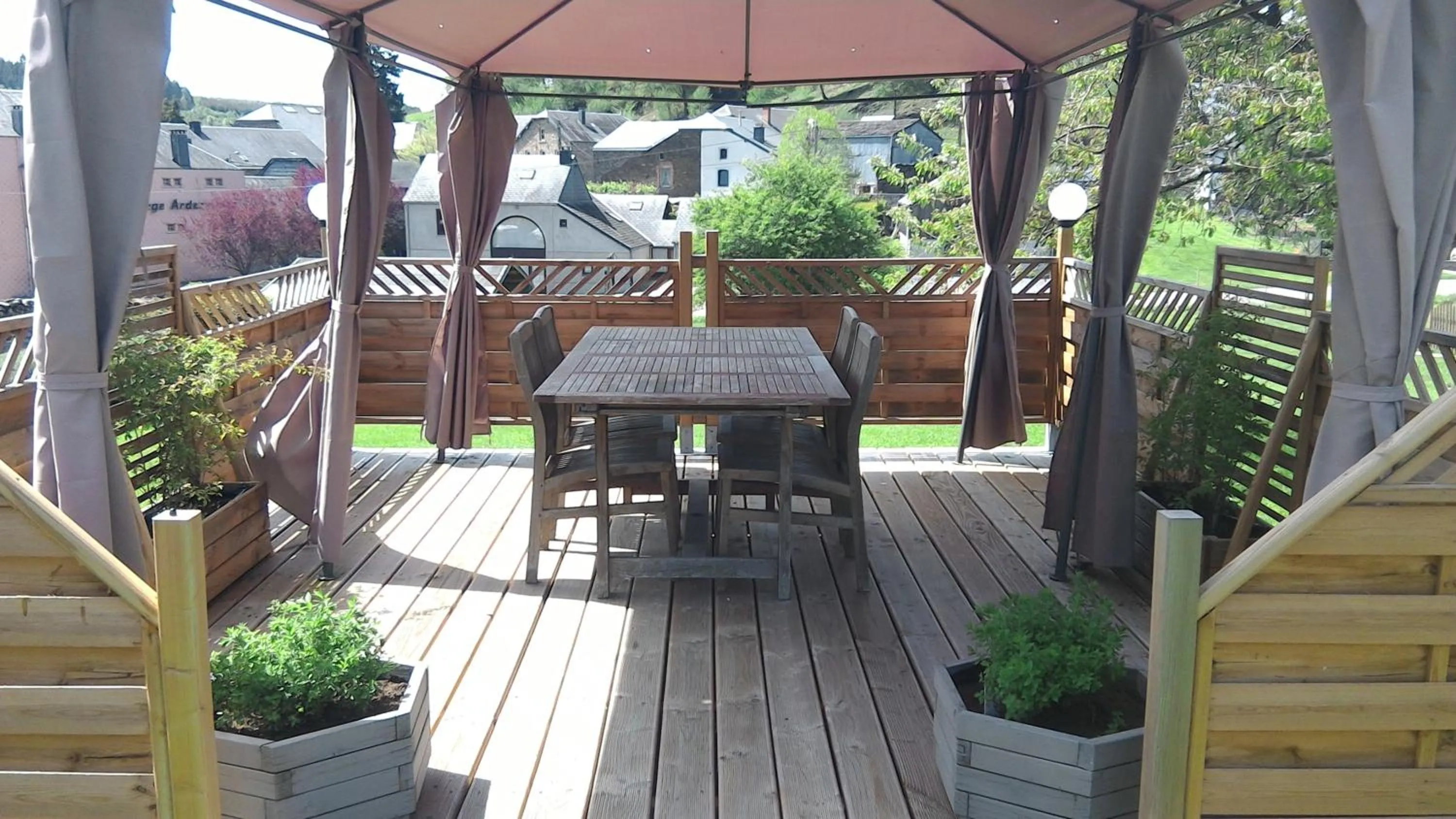 Balcony/Terrace in B&B Le Courtil