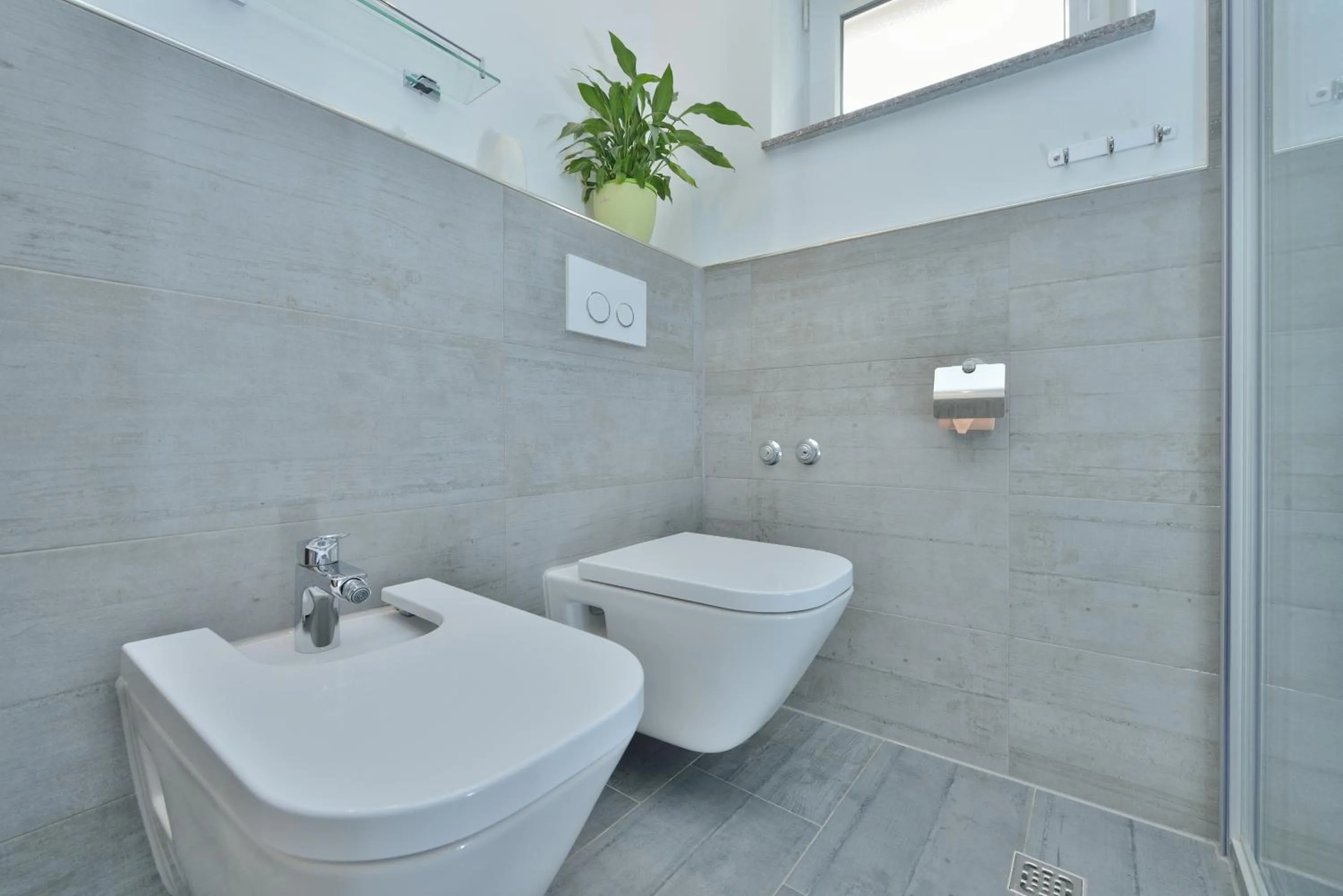 Shower in Villa Dalmatina Zadar mit Pool