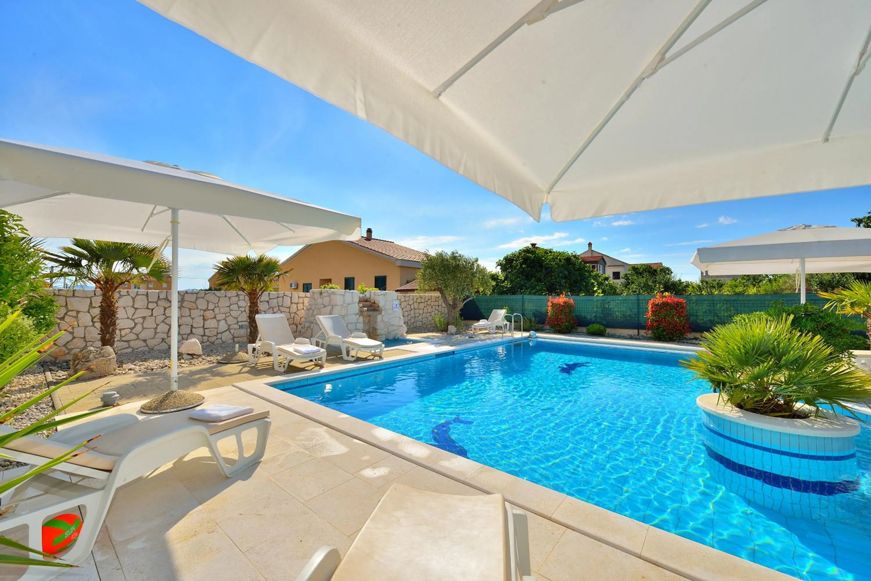 Swimming pool in Villa Dalmatina Zadar mit Pool