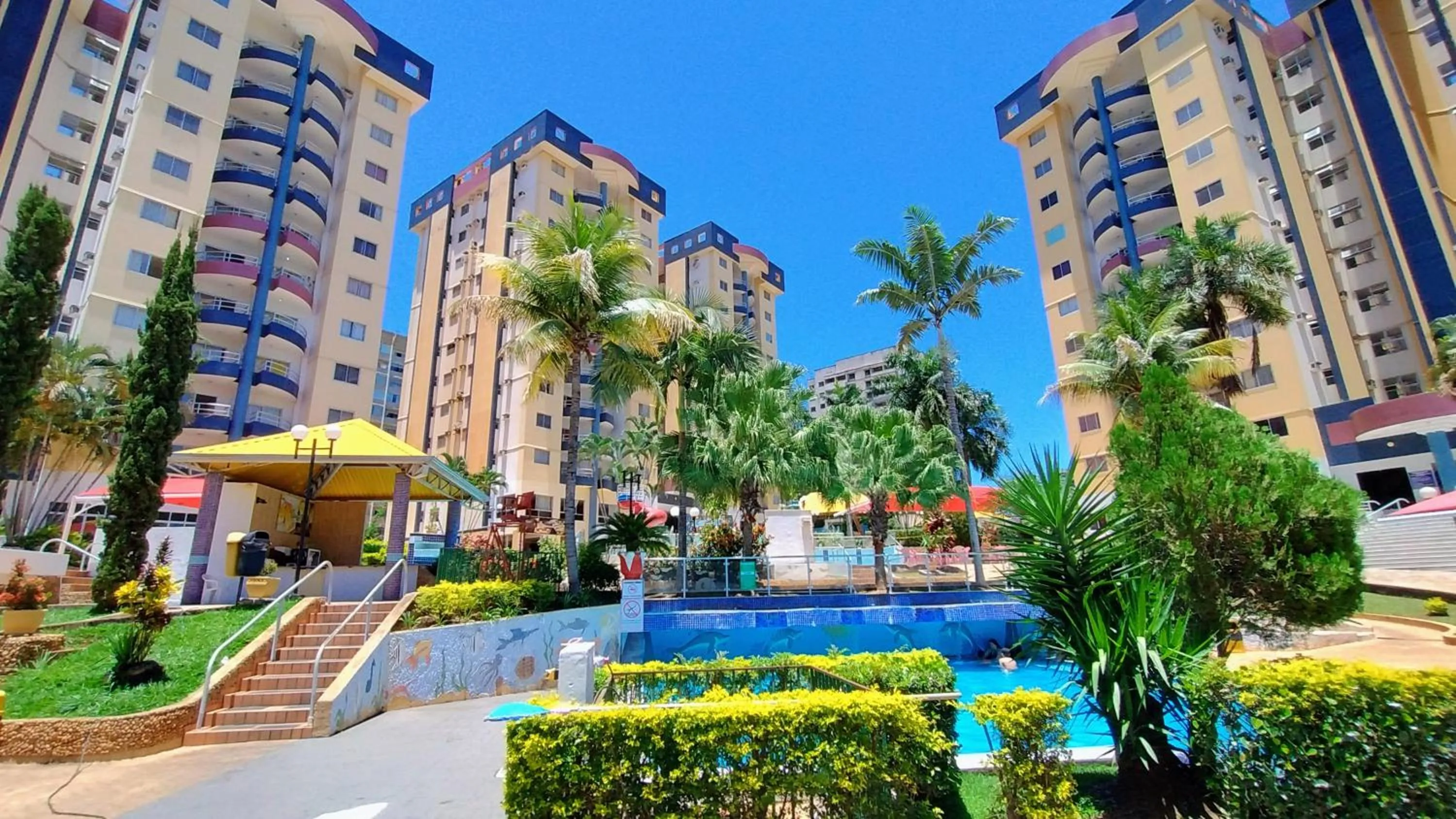 Property building in Sol das Caldas Caldas Novas - ACHEI FERIAS - Com Roupa de Cama