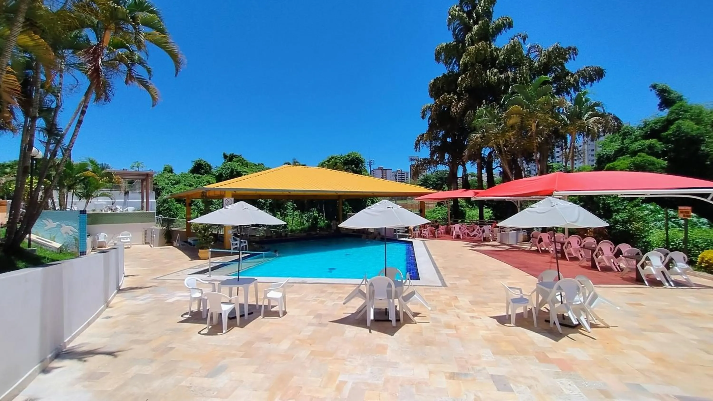 Swimming pool in Sol das Caldas Caldas Novas - ACHEI FERIAS - Com Roupa de Cama