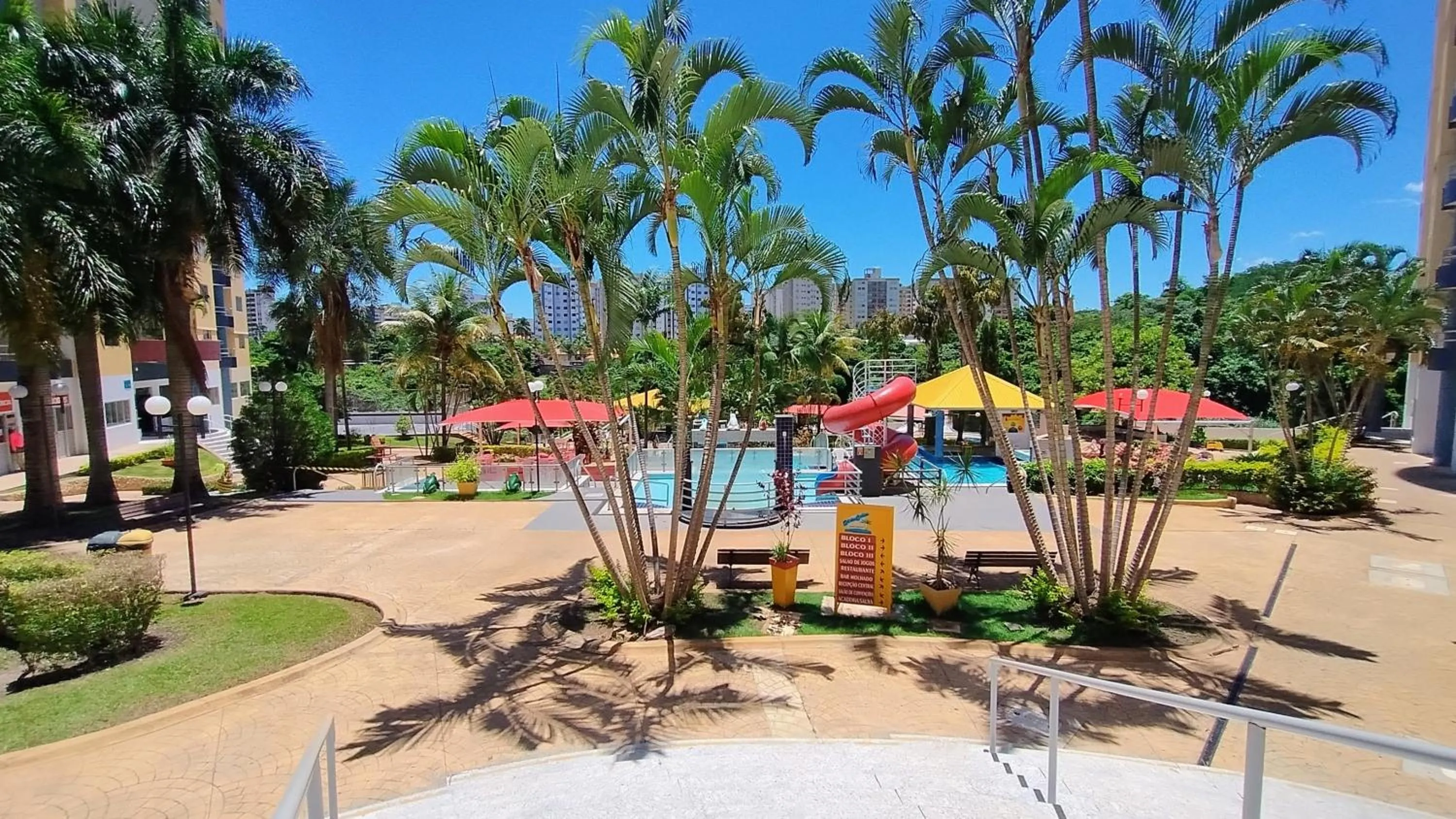 Patio in Sol das Caldas Caldas Novas - ACHEI FERIAS - Com Roupa de Cama