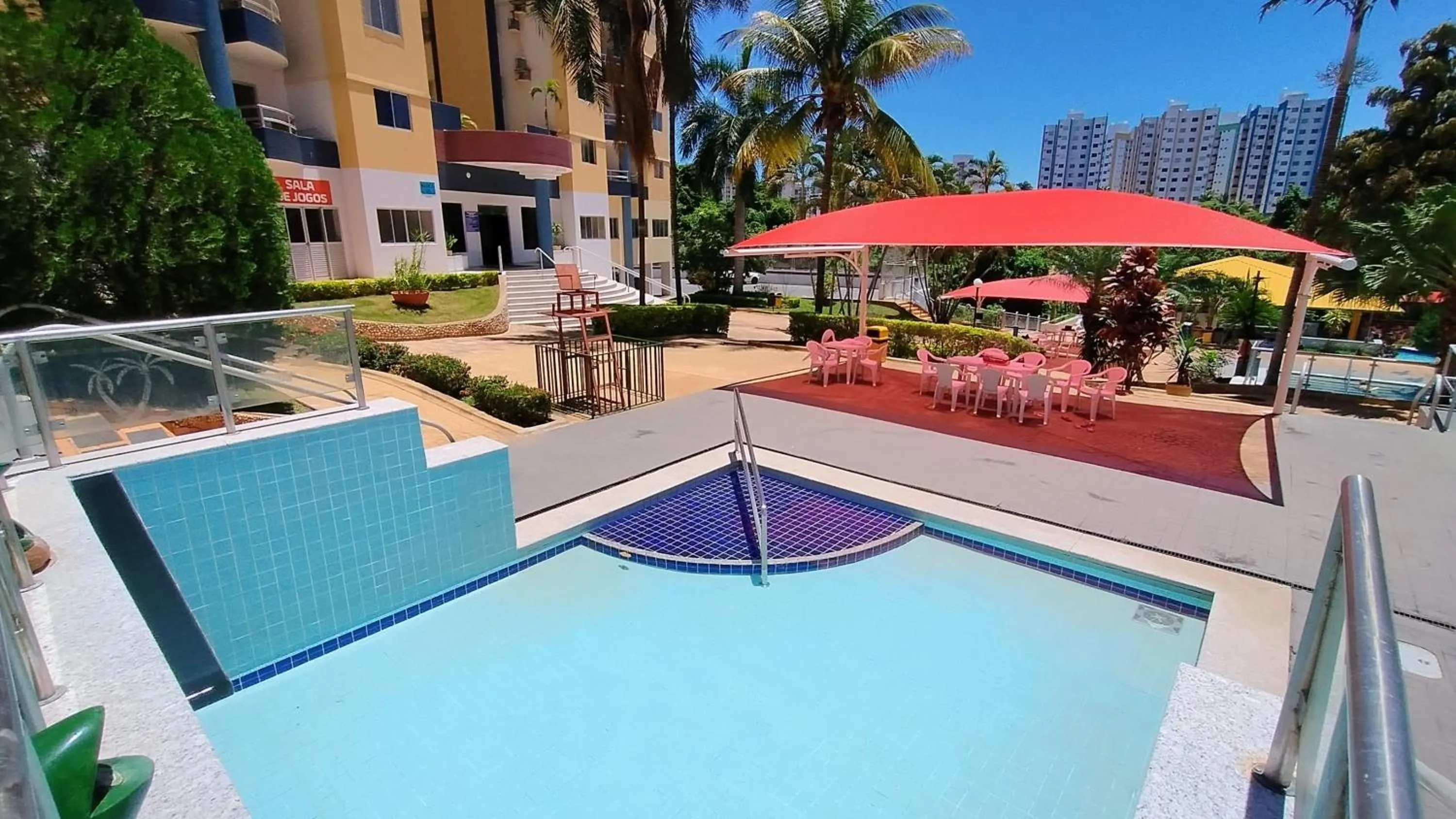 Swimming pool in Sol das Caldas Caldas Novas - ACHEI FERIAS - Com Roupa de Cama