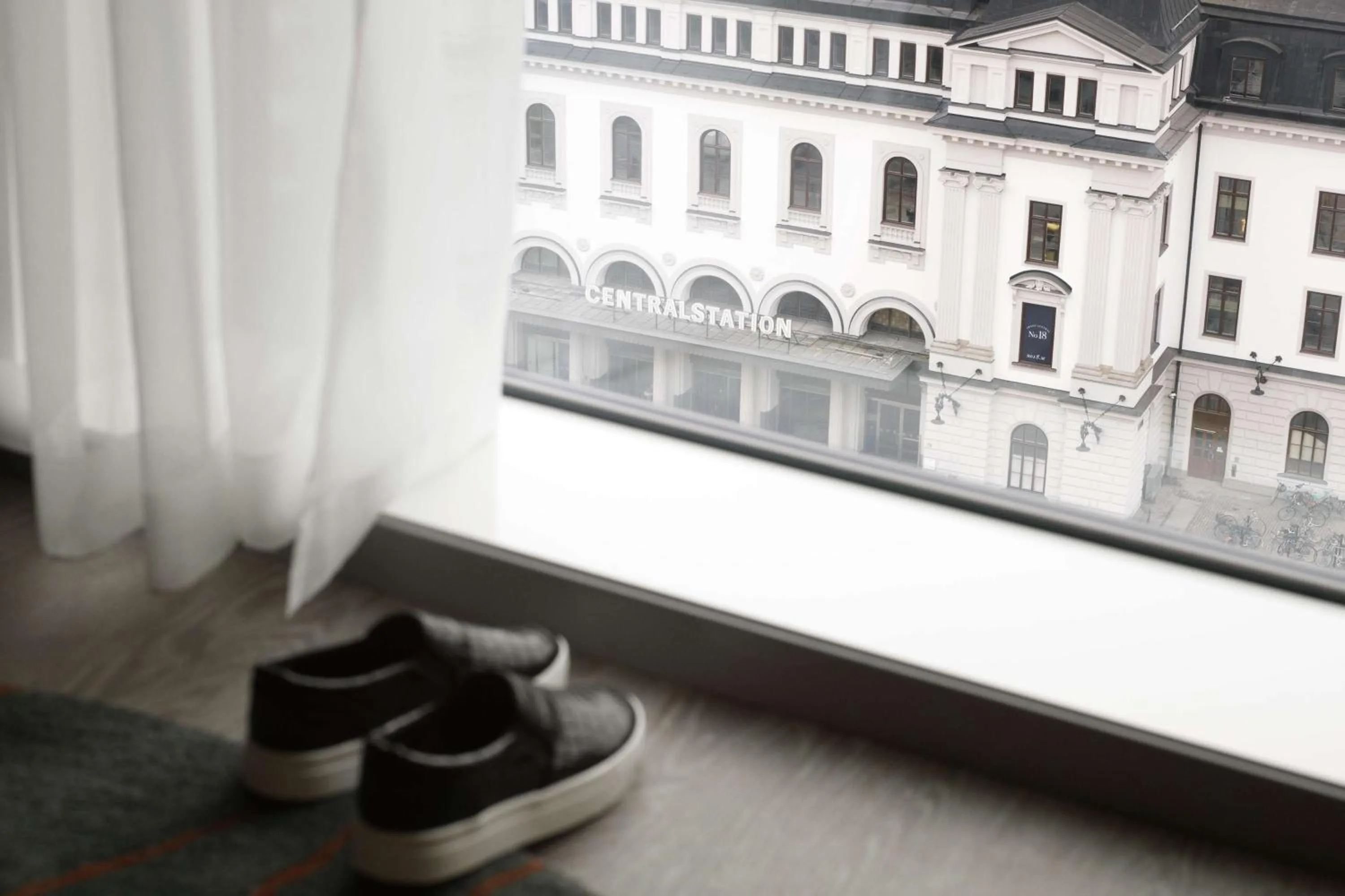 Bedroom in Scandic Continental