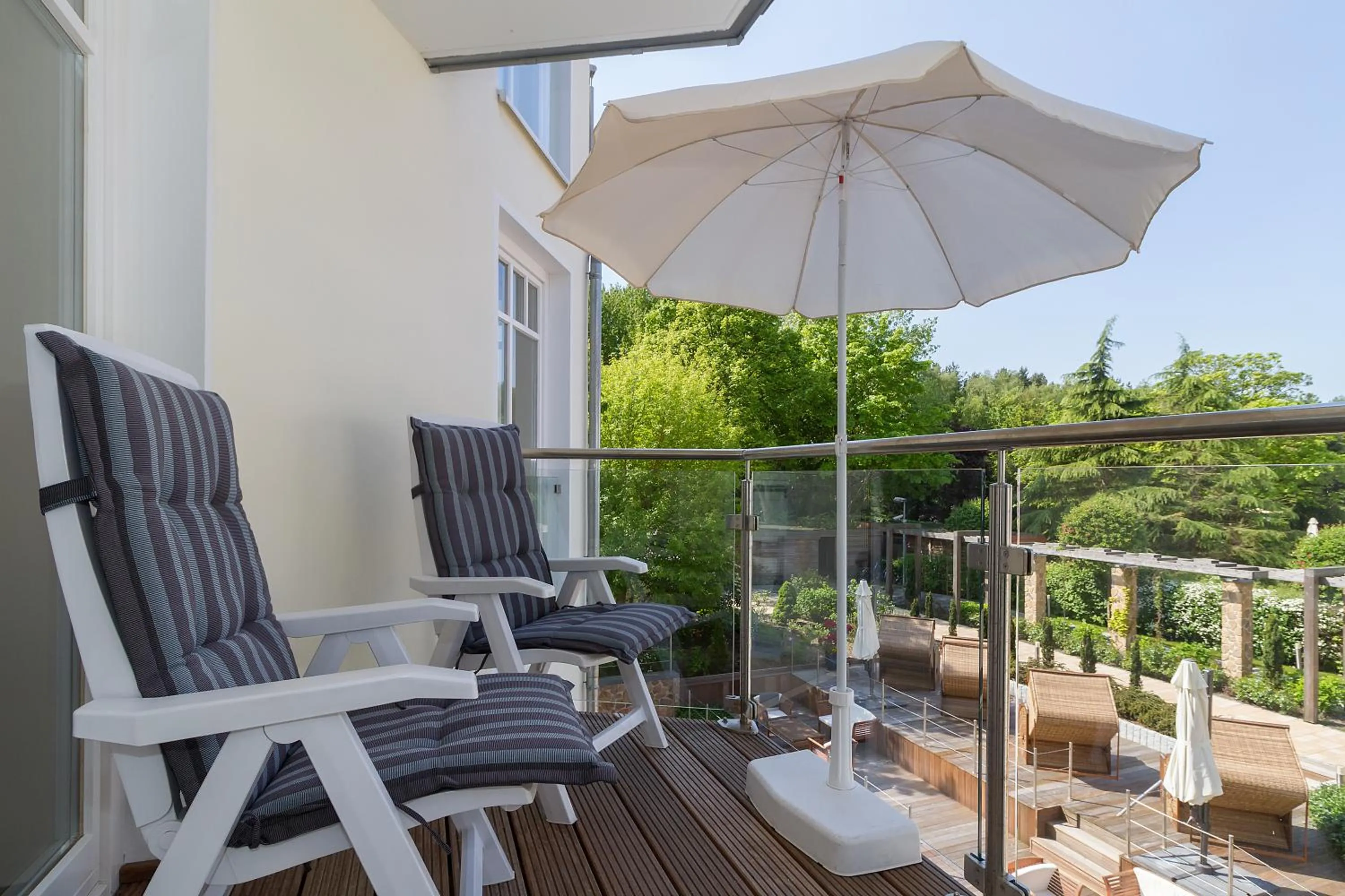 Patio in HOTEL am STRAND