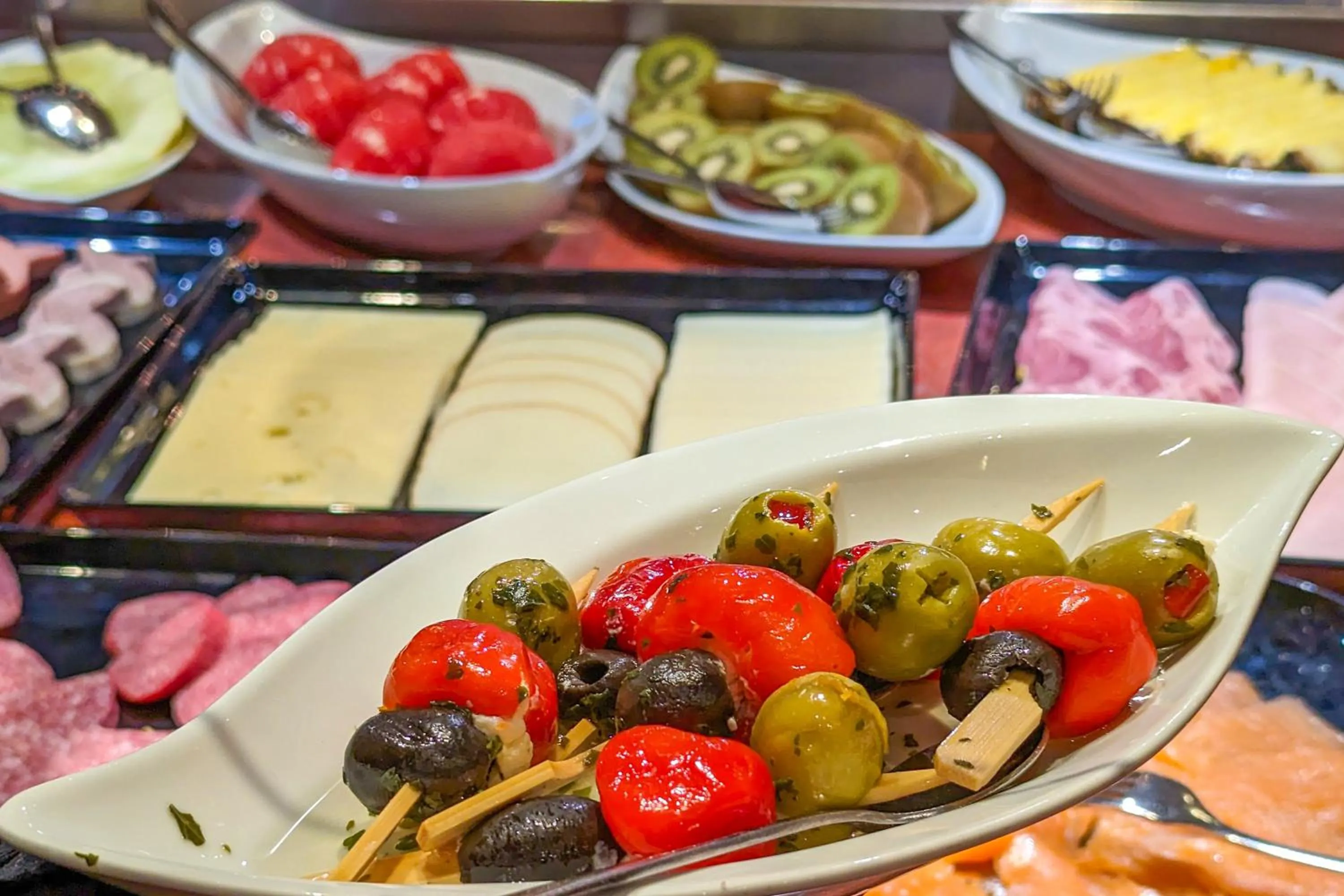 Buffet breakfast in HOTEL am STRAND