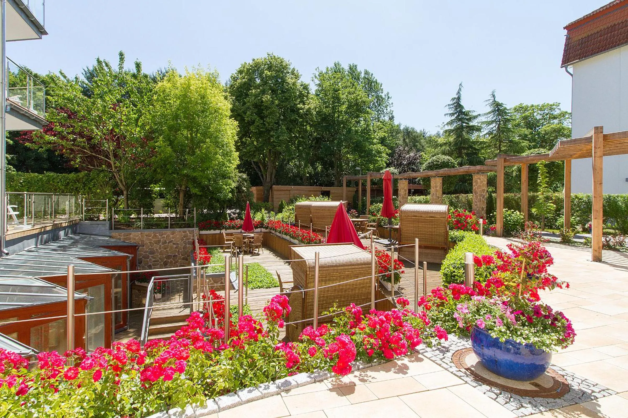 Garden in HOTEL am STRAND
