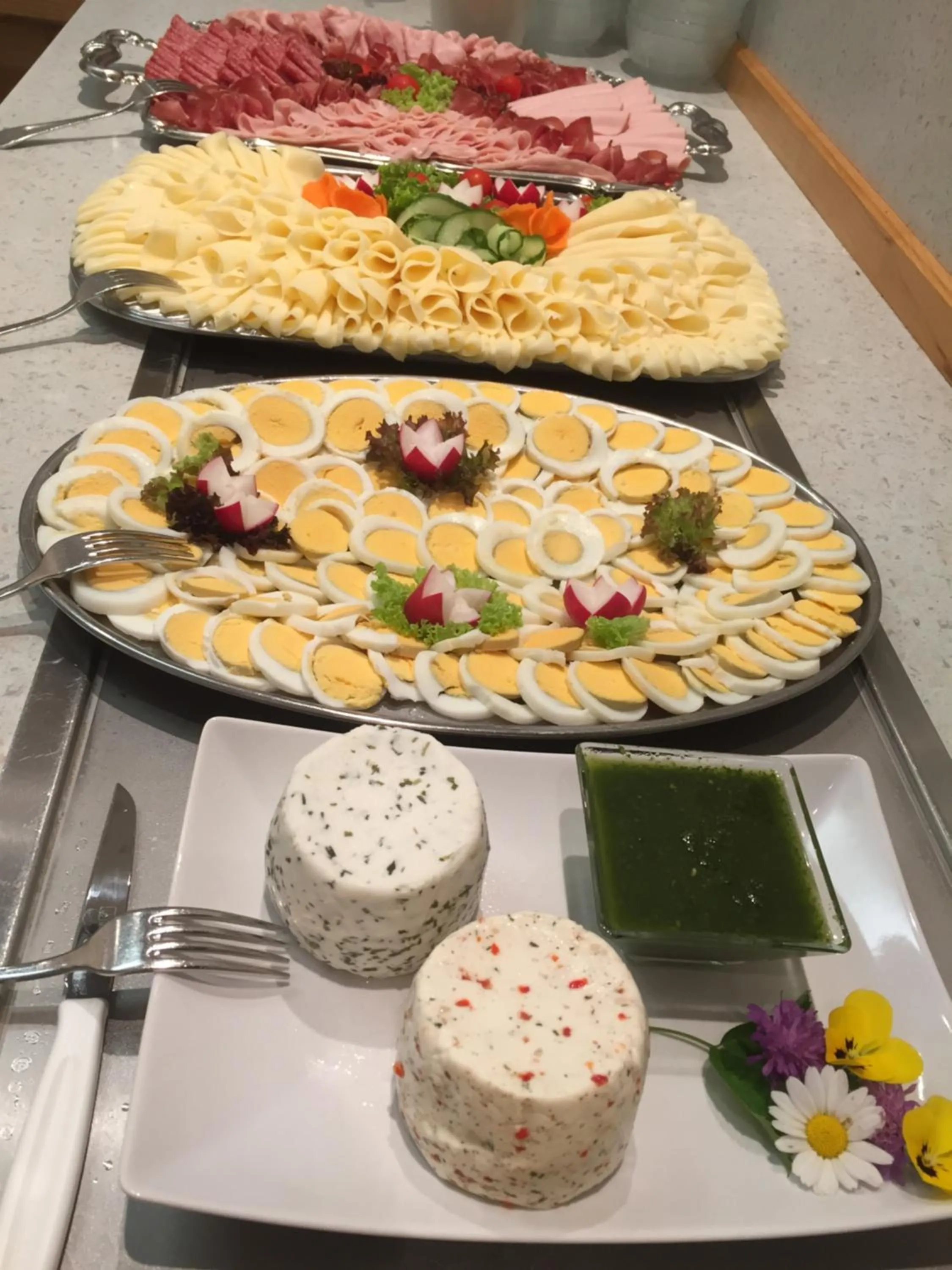 Buffet breakfast in Hotel Styrolerhof