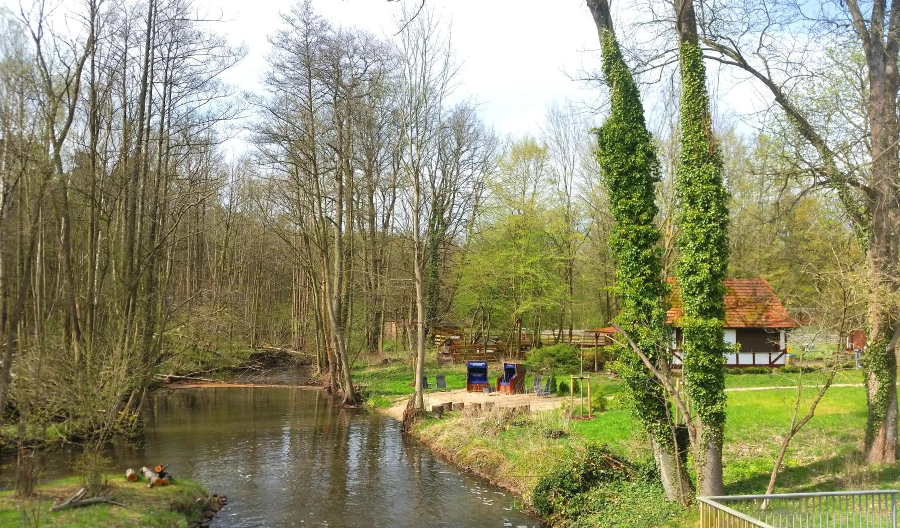View (from property/room) in Neue Mühle Kleines Landhotel