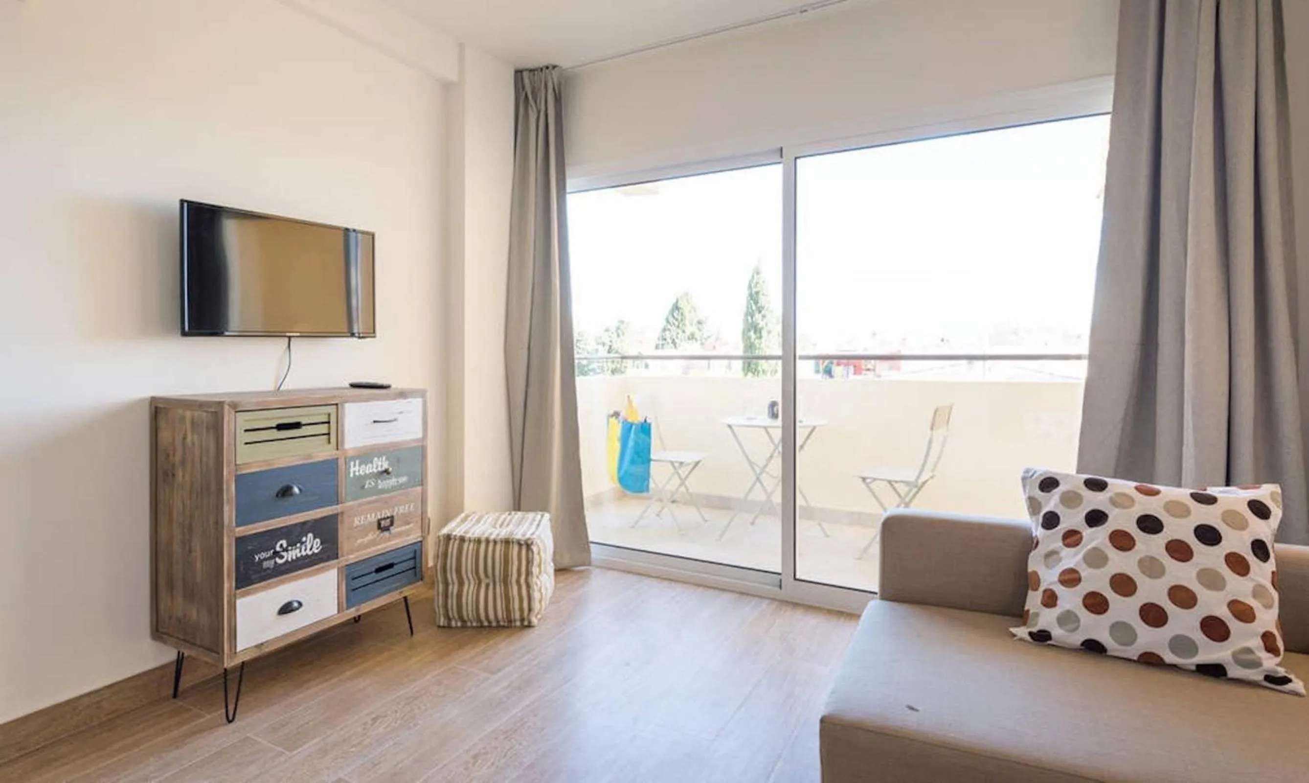 TV and multimedia in Apartment Club Playa Flores