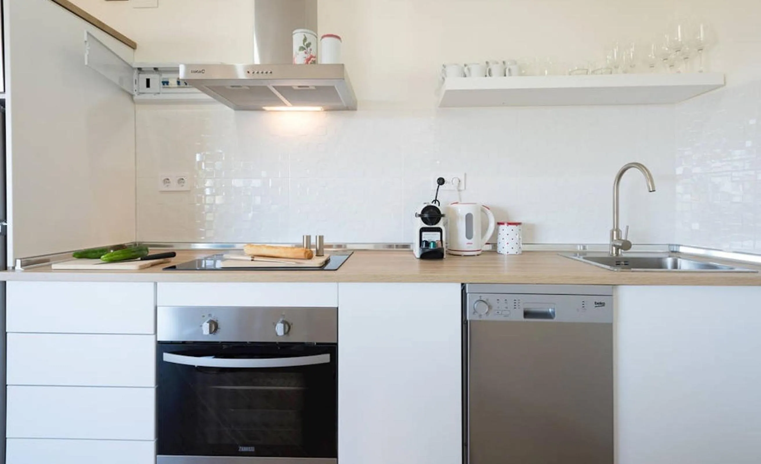 Kitchen or kitchenette in Apartment Club Playa Flores