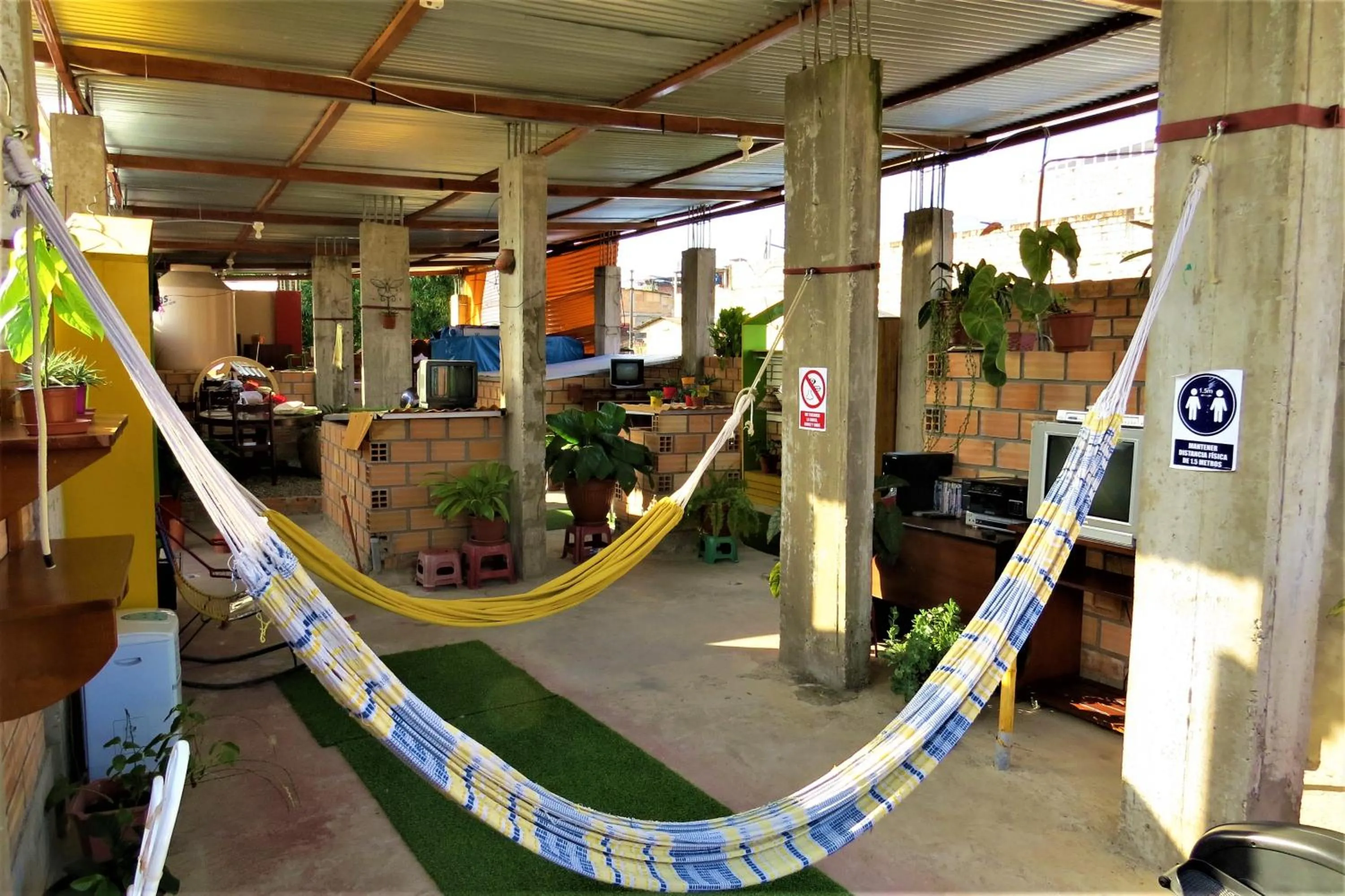 Balcony/Terrace in Flor del Valle Posada