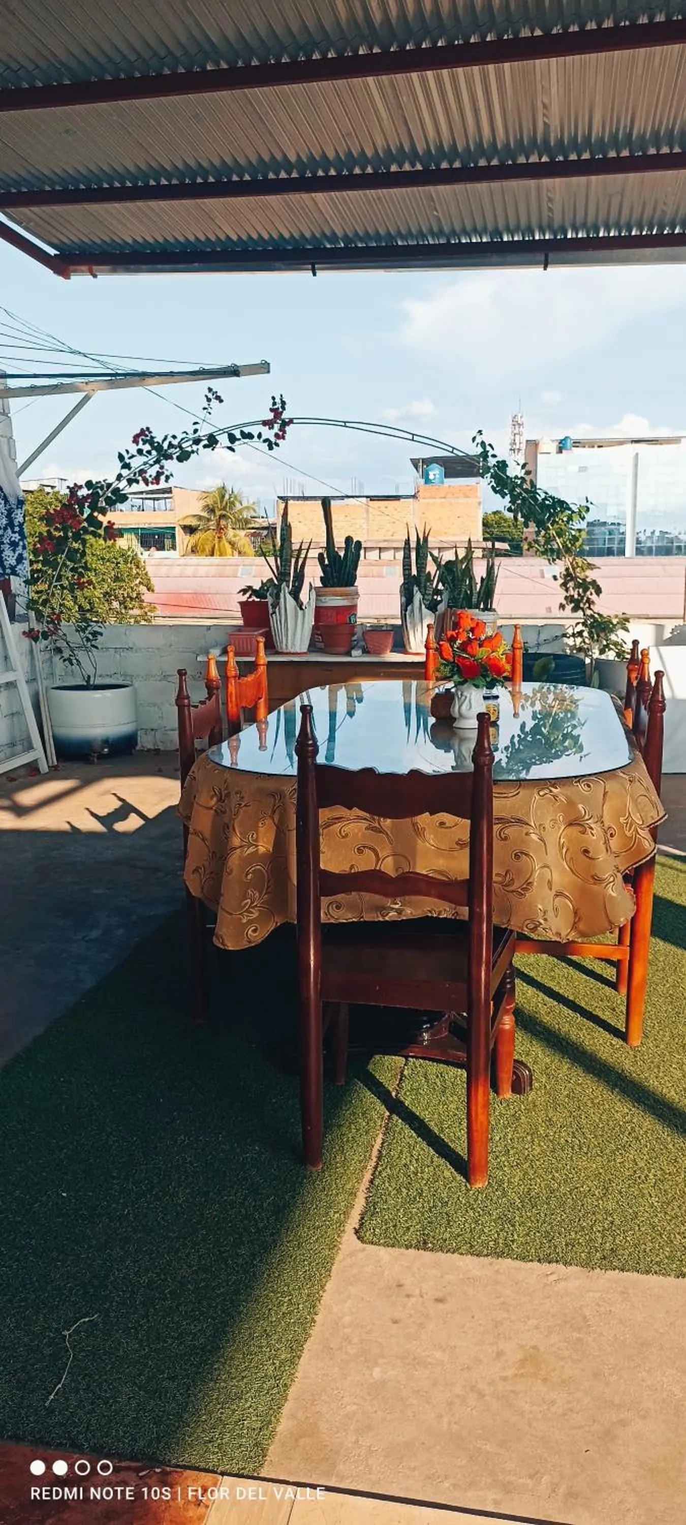 Patio in Flor del Valle Posada