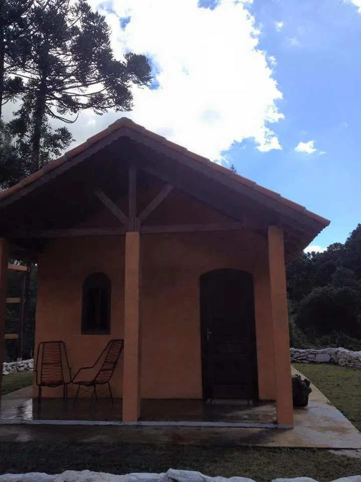 Bed in Pousada Chalés da Lua